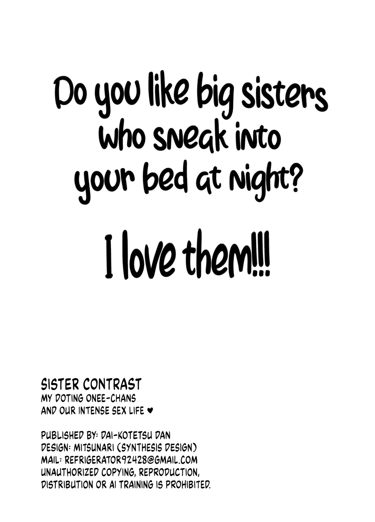 Sister Contrast My Doting Onee-chans and Our Intense Sex Life | Sister Contrast Dekiai Onee-chan to Noumitsu Seikatsu porn comic picture 61