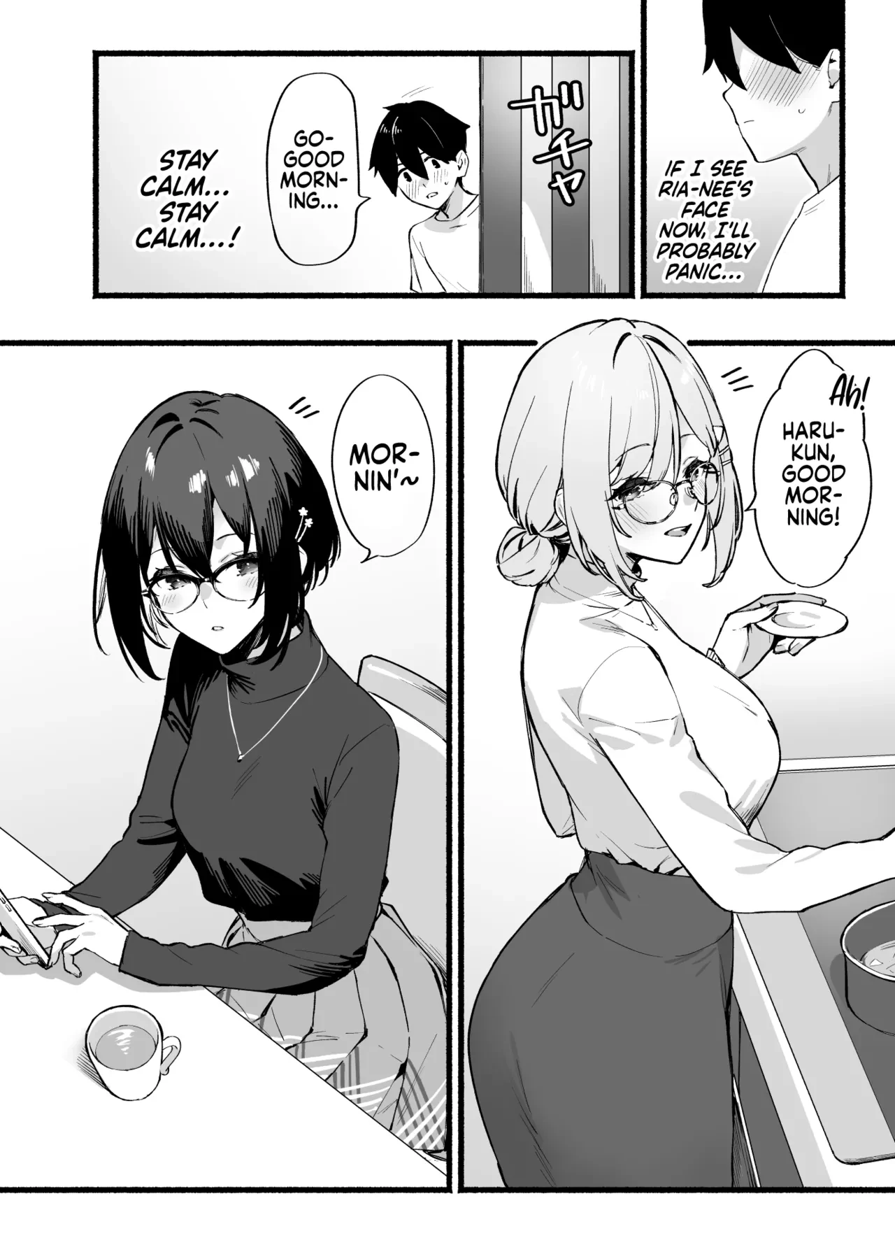 Sister Contrast My Doting Onee-chans and Our Intense Sex Life | Sister Contrast Dekiai Onee-chan to Noumitsu Seikatsu porn comic picture 9
