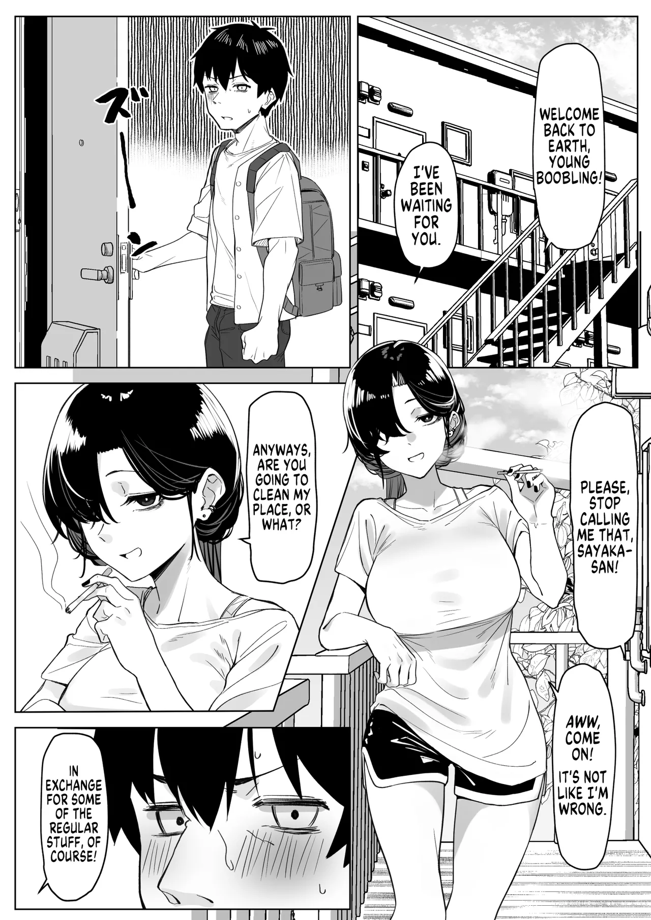 Sloppy OL Neighbour | Darashinai tonari no OL porn comic picture 2