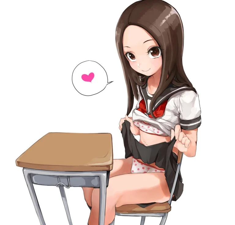 Takagi-san Dickgirl porn comic picture 1