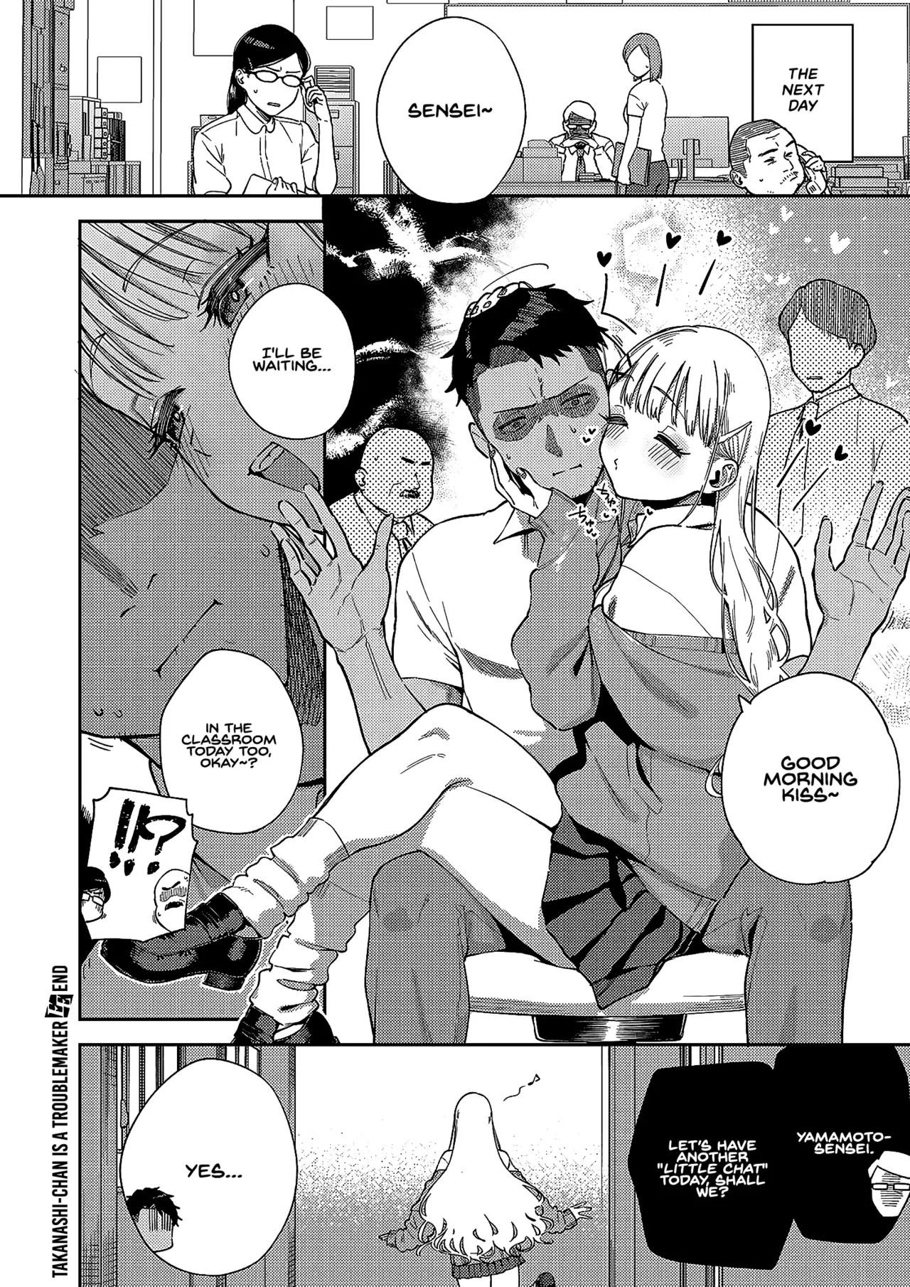 Takanashi-chan is a Troublemaker | Takanashi-chan wa Komatta-chan porn comic picture 32