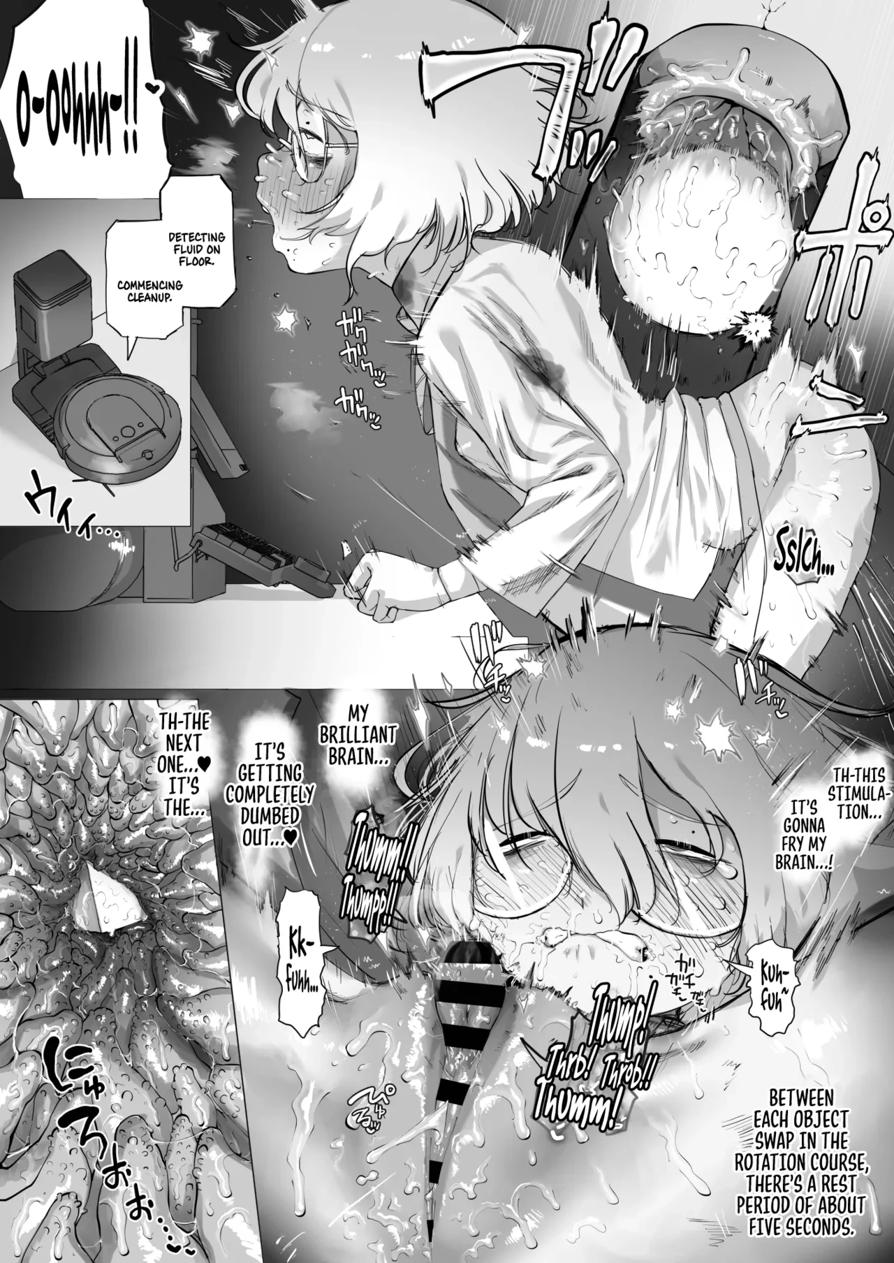 Tensai Kagakusha Kiri Bousou | Runaway Clit of the Genius Scientist porn comic picture 12