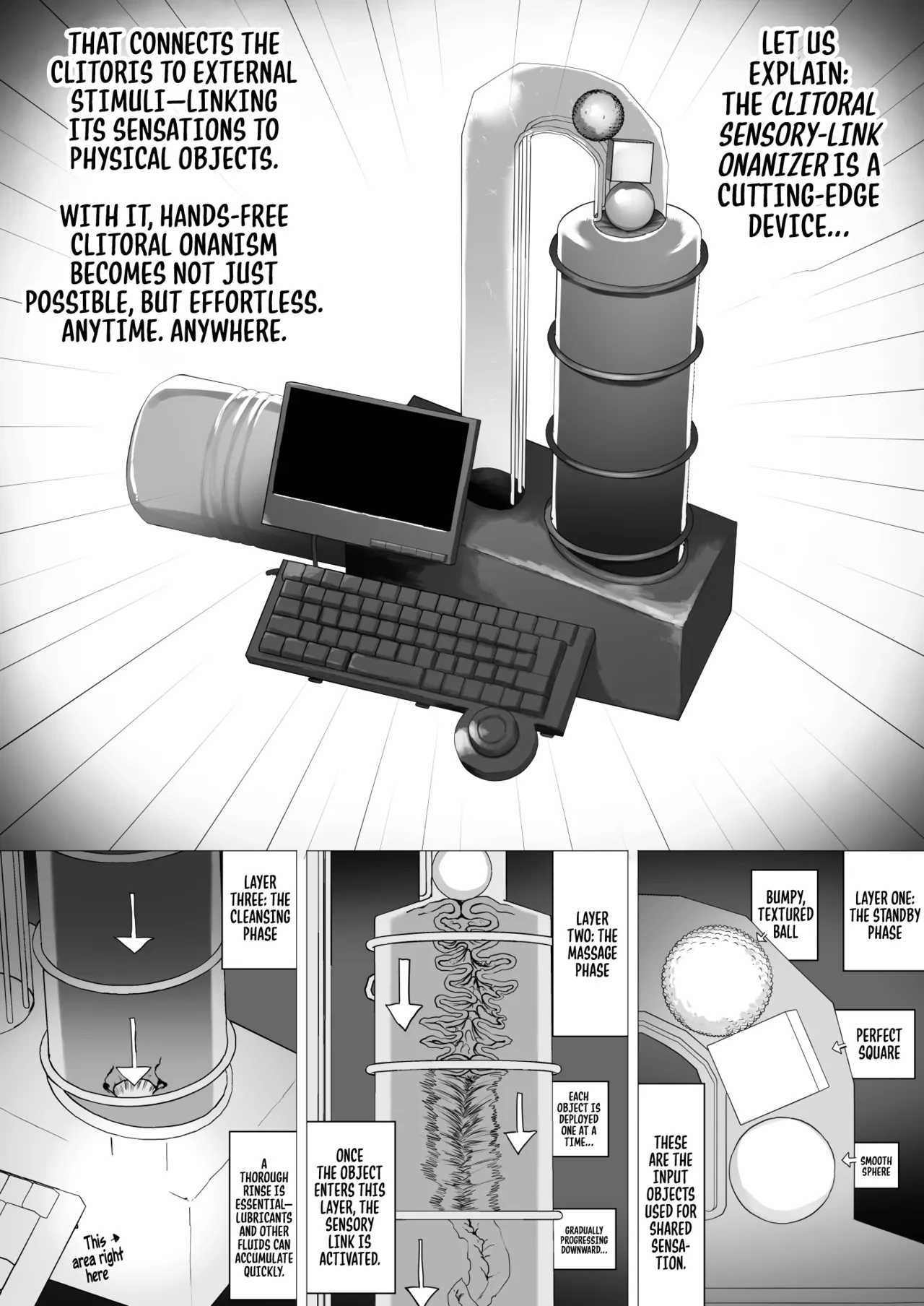 Tensai Kagakusha Kiri Bousou | Runaway Clit of the Genius Scientist porn comic picture 4