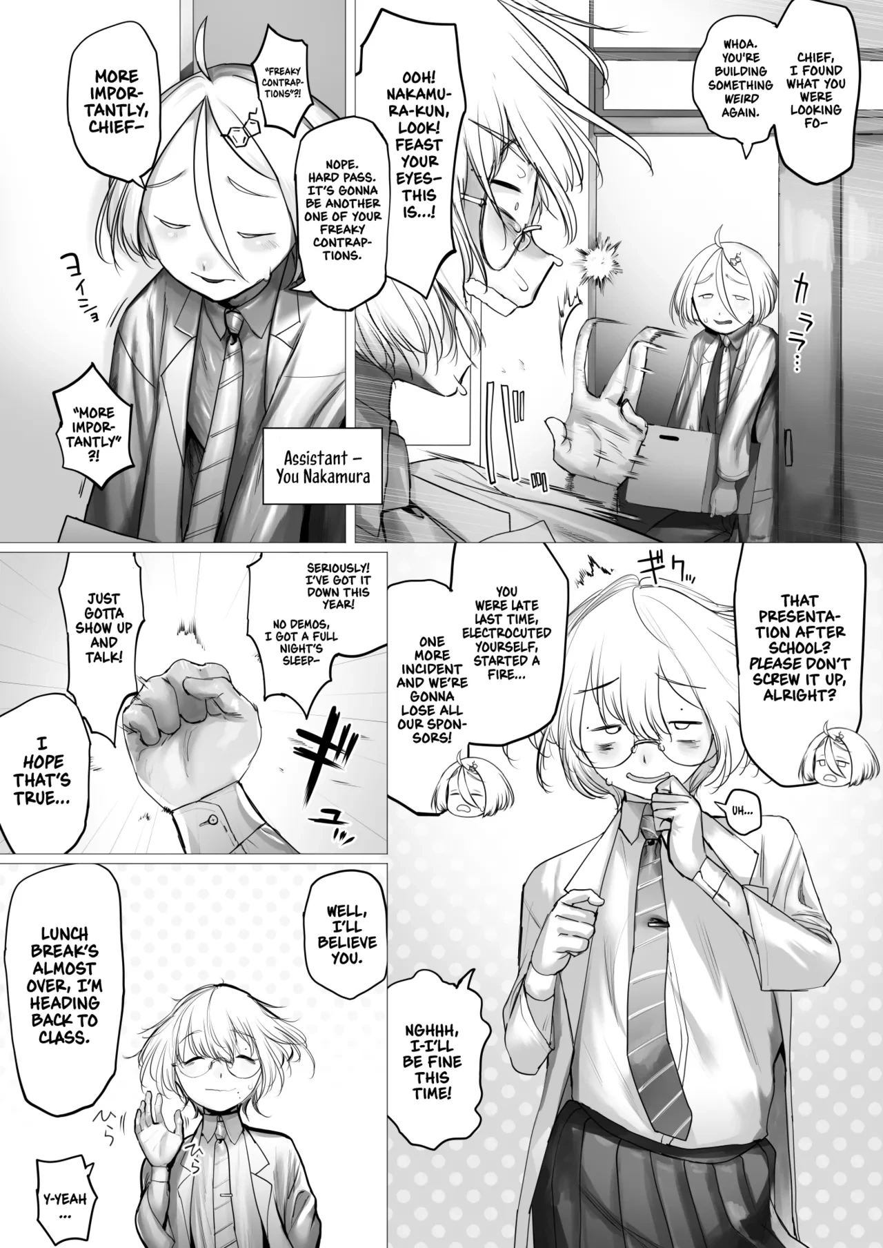 Tensai Kagakusha Kiri Bousou | Runaway Clit of the Genius Scientist porn comic picture 5