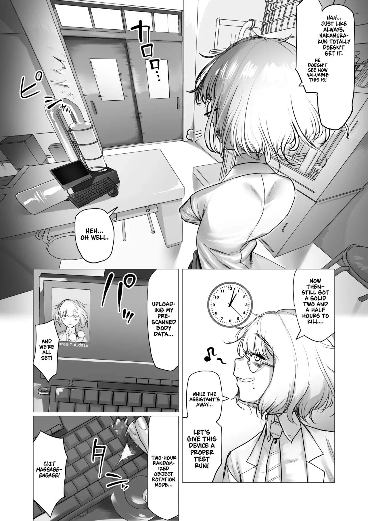 Tensai Kagakusha Kiri Bousou | Runaway Clit of the Genius Scientist porn comic picture 6