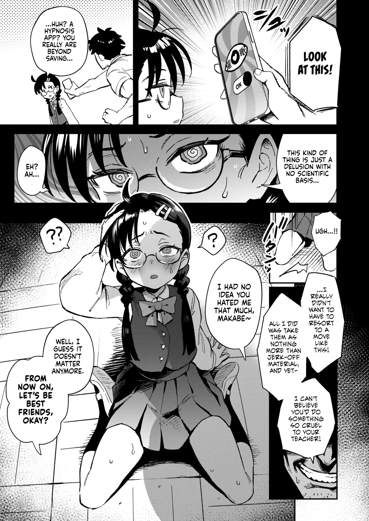 The Class Rep Who Hates Sex Gets Hypnotized and Turned Into a Total Slut | H ga Kirai na Iinchou ga Saimin Choukyou Sarete Mesu ni Sareru porn comic picture 7