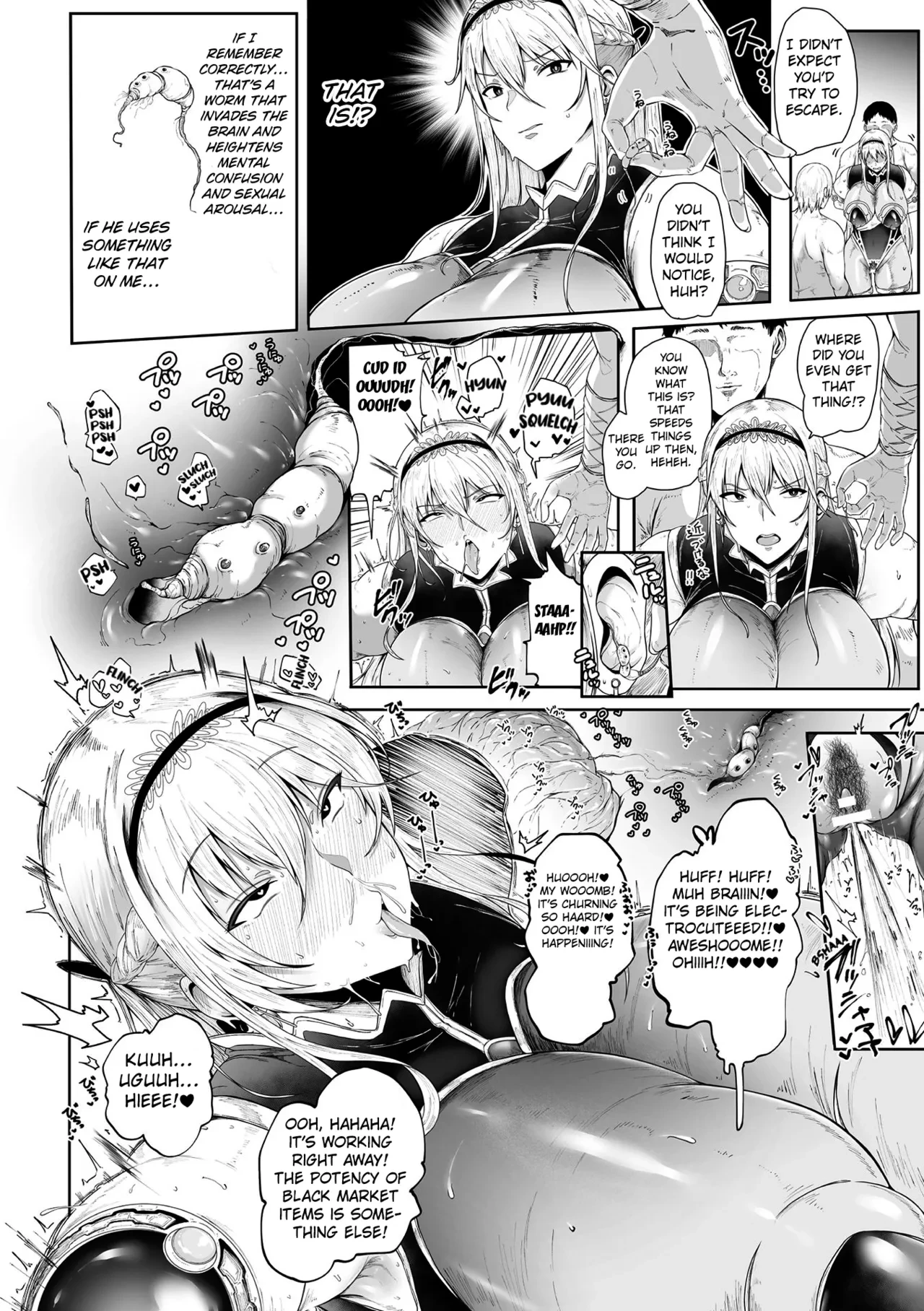The Elder Sister Knight is a Substitute Meat Toilet porn comic picture 16