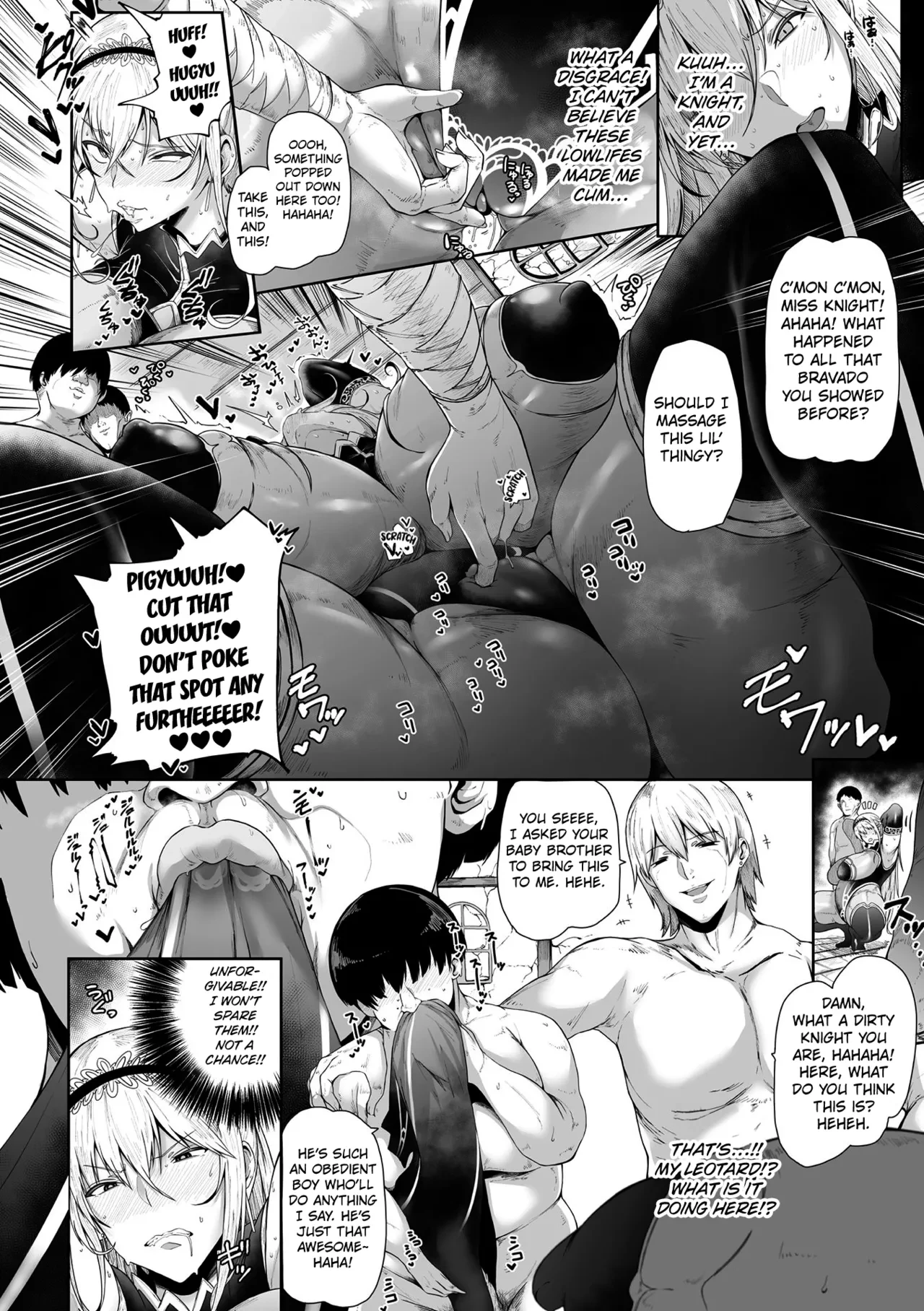 The Elder Sister Knight is a Substitute Meat Toilet porn comic picture 6