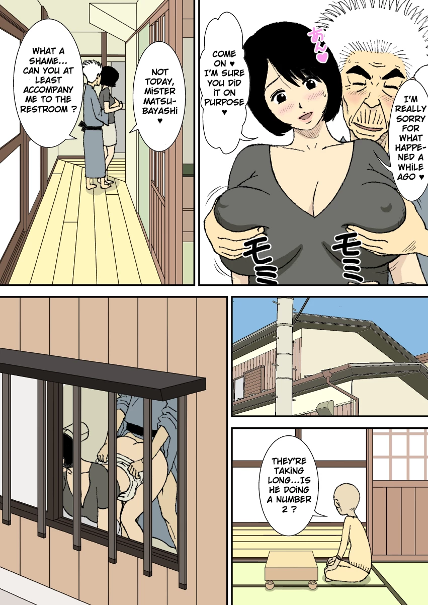 The Grandfather, the Father-in-Law, the Stepson and the Big-Breasted Bride | Ojii-chan to Gifu to Giri no Musuko to, Kyonyuu Yome porn comic picture 25