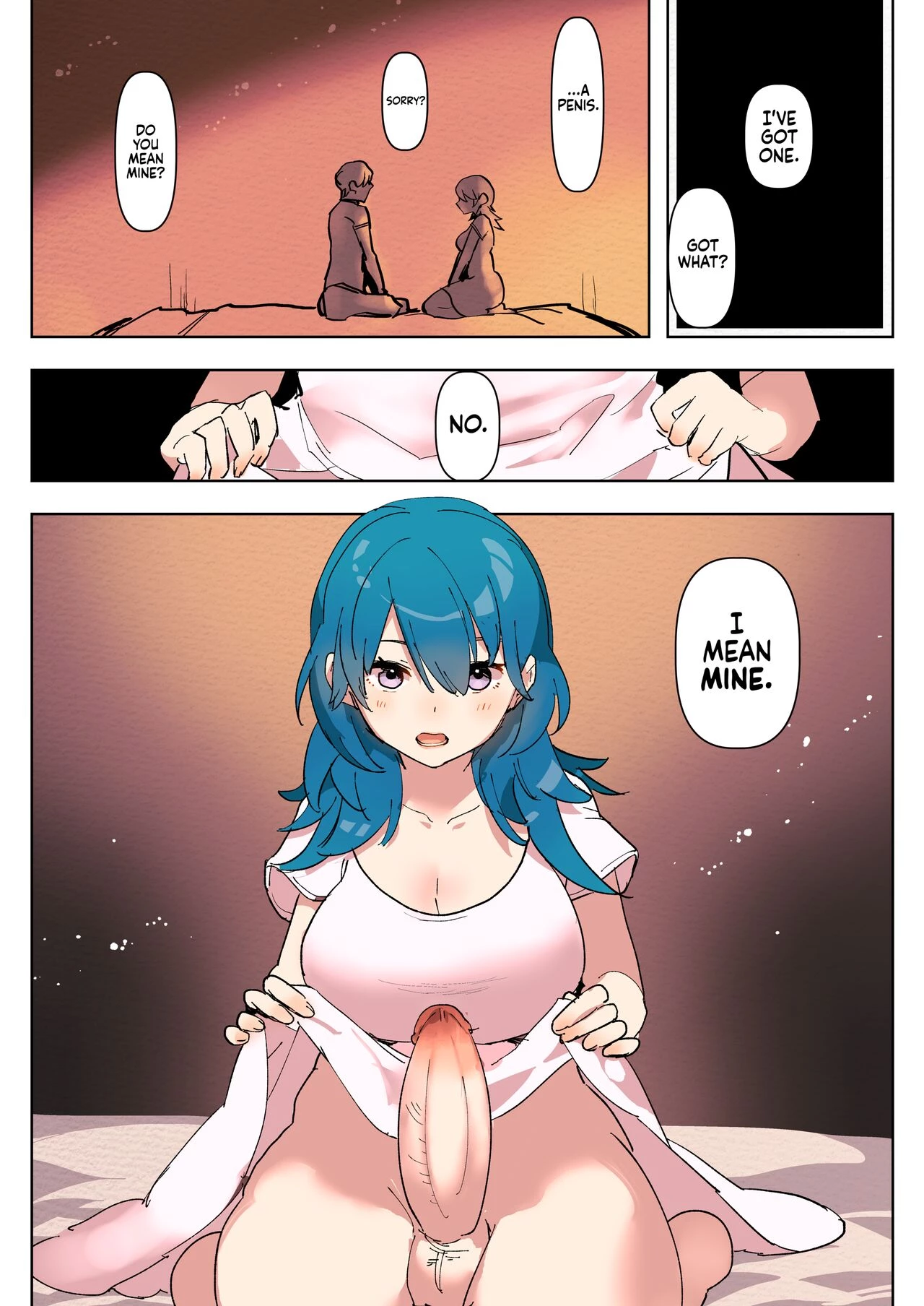The Lovebirds' Wedding Night | Hiyoku Renri no Shoya porn comic picture 3