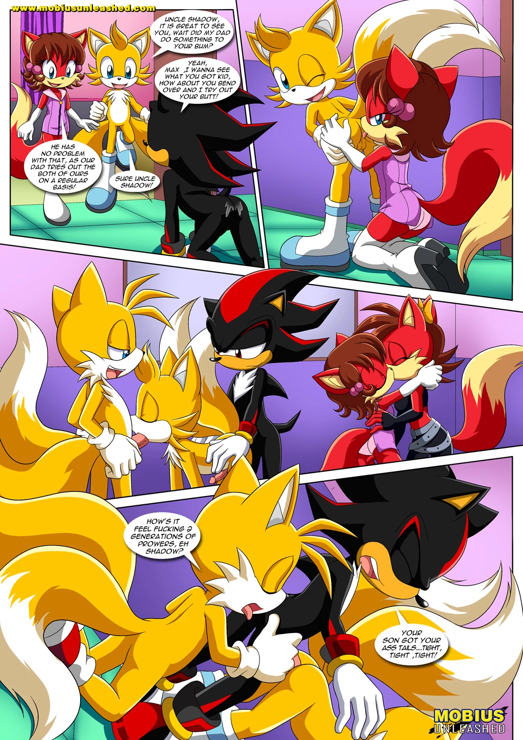 The Prower Family Affair - Foxy Black porn comic picture 3