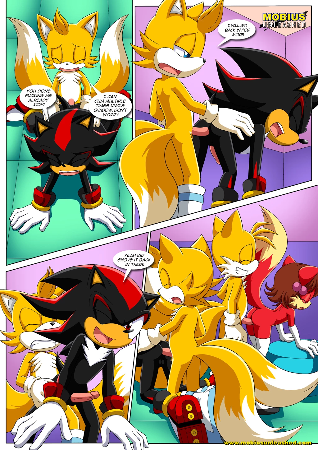 The Prower Family Affair - Foxy Black porn comic picture 7