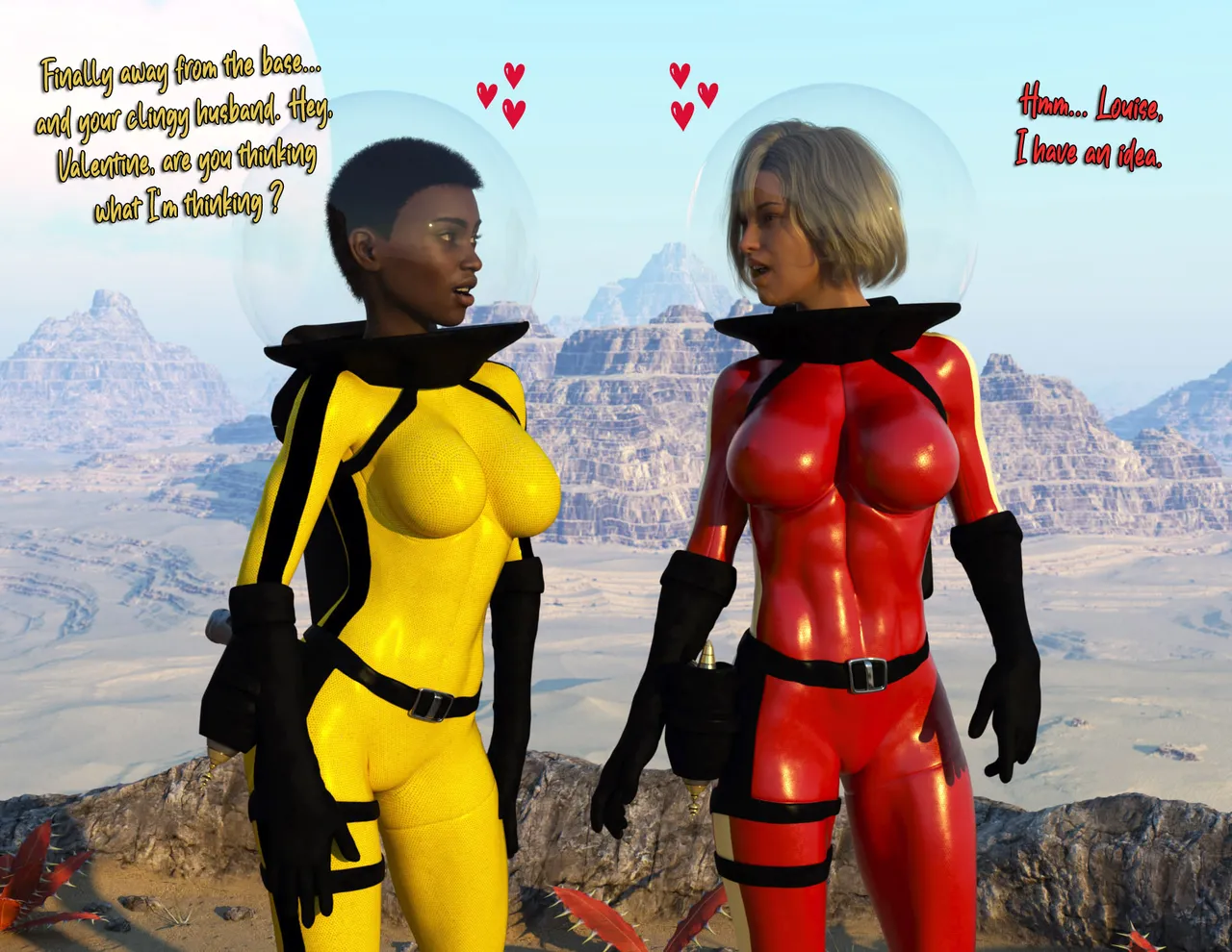 The Space Patrol Girls porn comic picture 2
