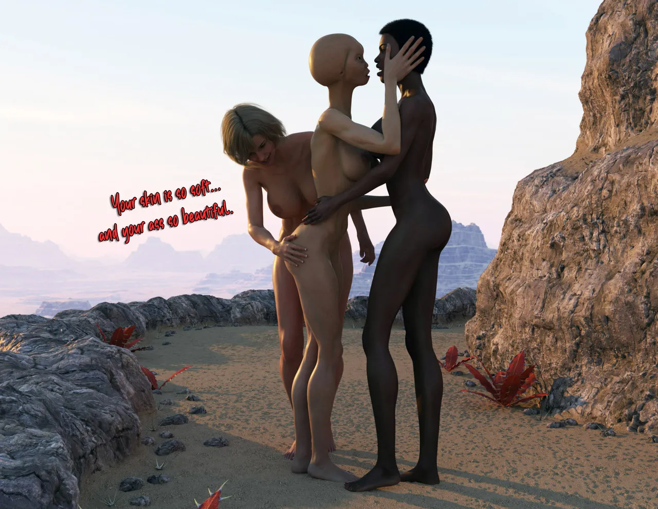 The Space Patrol Girls porn comic picture 21