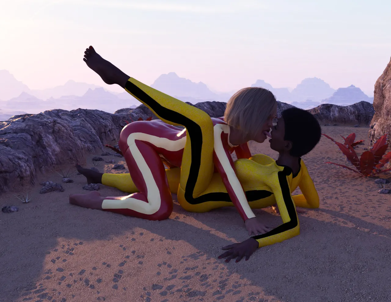 The Space Patrol Girls porn comic picture 3