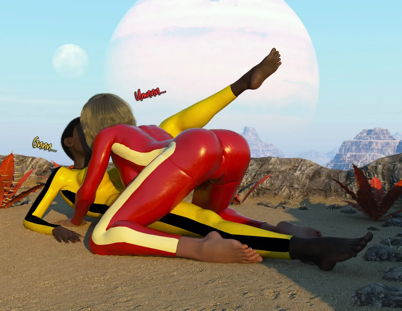 The Space Patrol Girls porn comic picture 4