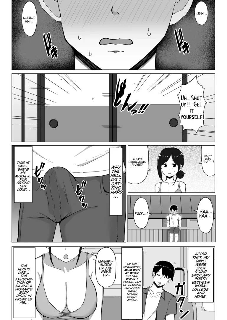 The story of how I ended up living with my mom in a four-and-a-half tatami room porn comic picture 11