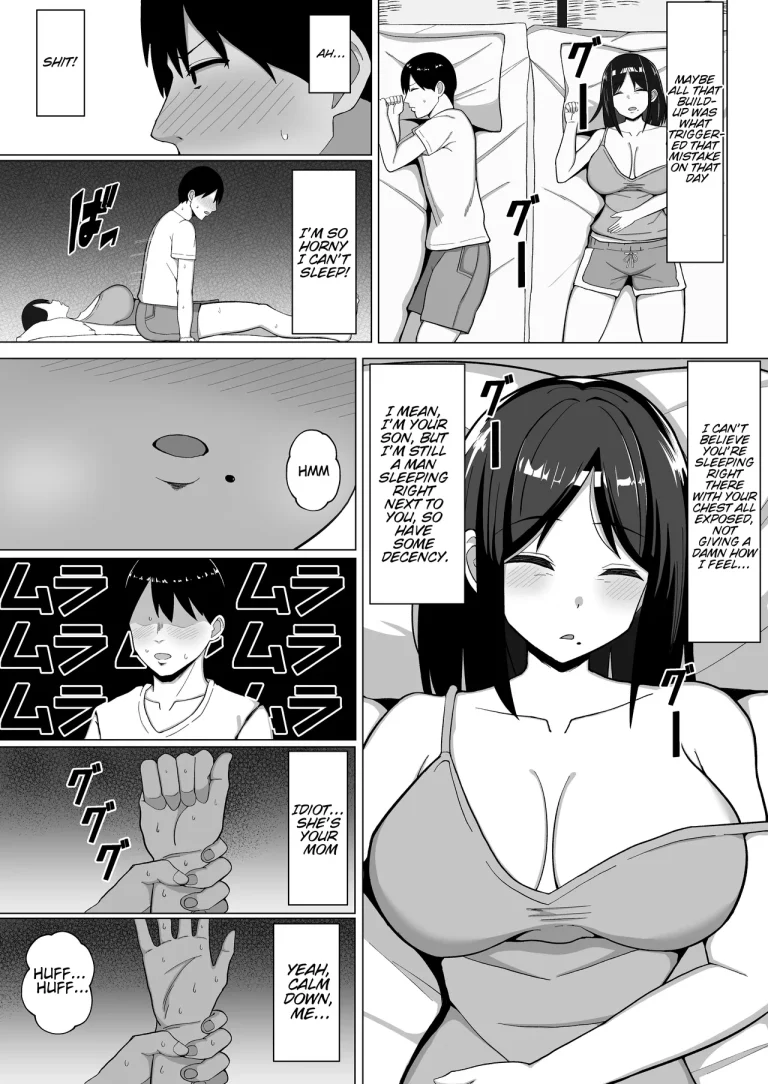 The story of how I ended up living with my mom in a four-and-a-half tatami room porn comic picture 12