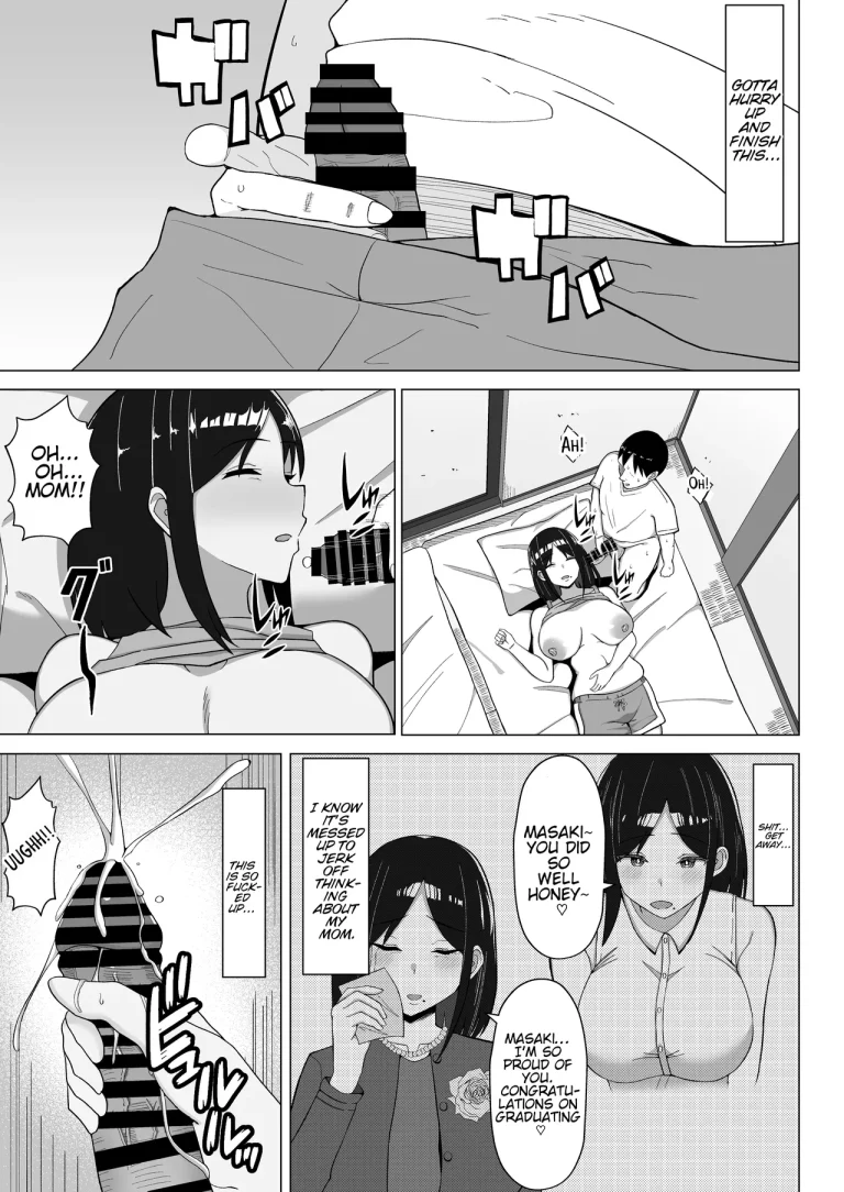 The story of how I ended up living with my mom in a four-and-a-half tatami room porn comic picture 14