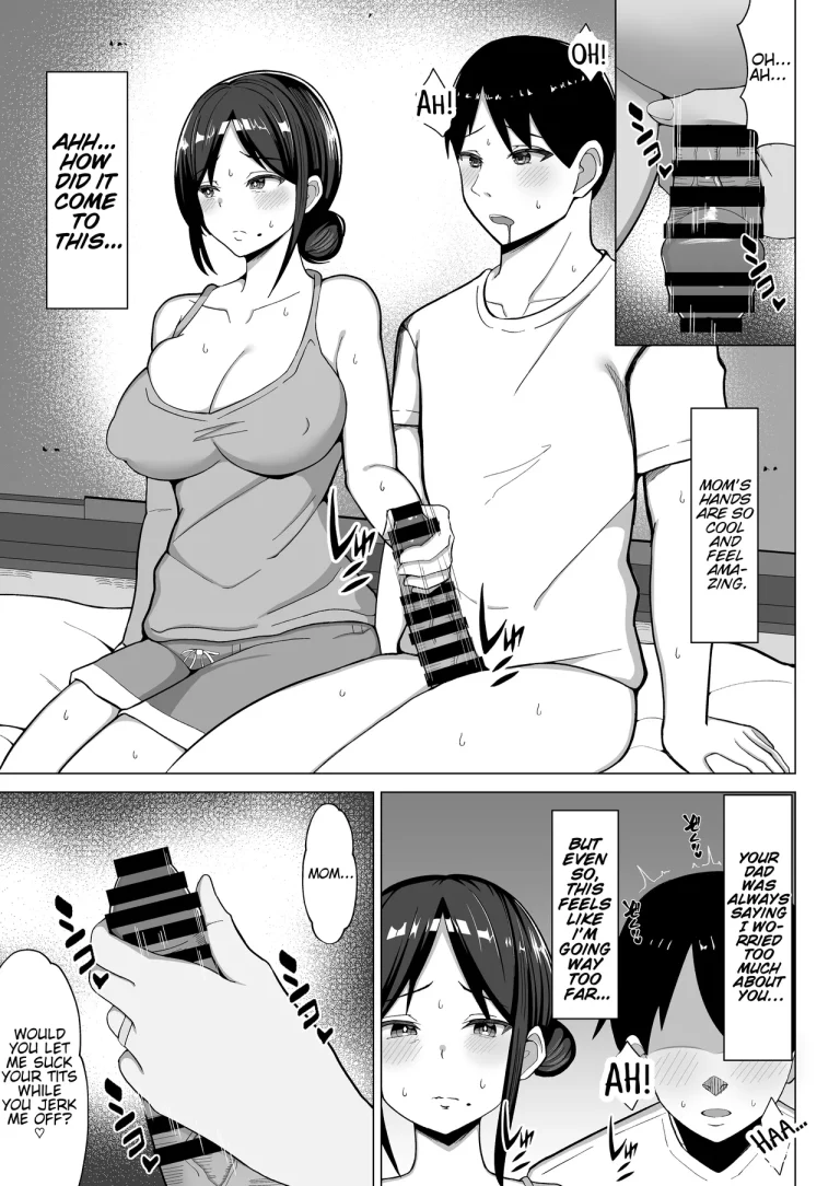 The story of how I ended up living with my mom in a four-and-a-half tatami room porn comic picture 18