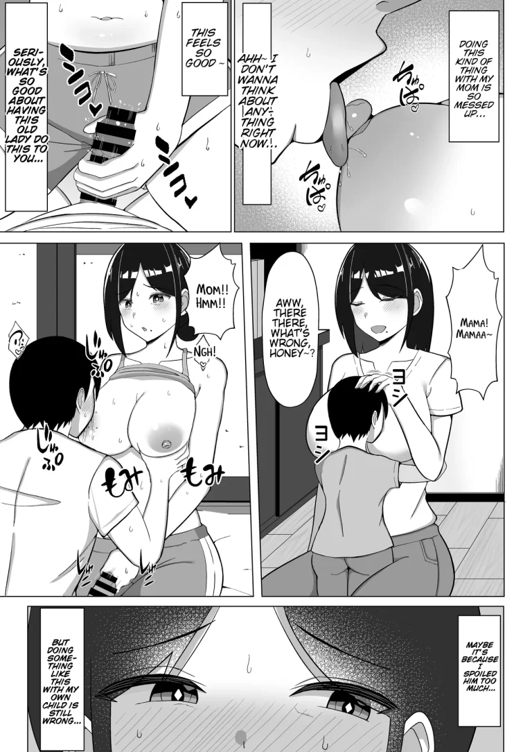 The story of how I ended up living with my mom in a four-and-a-half tatami room porn comic picture 20