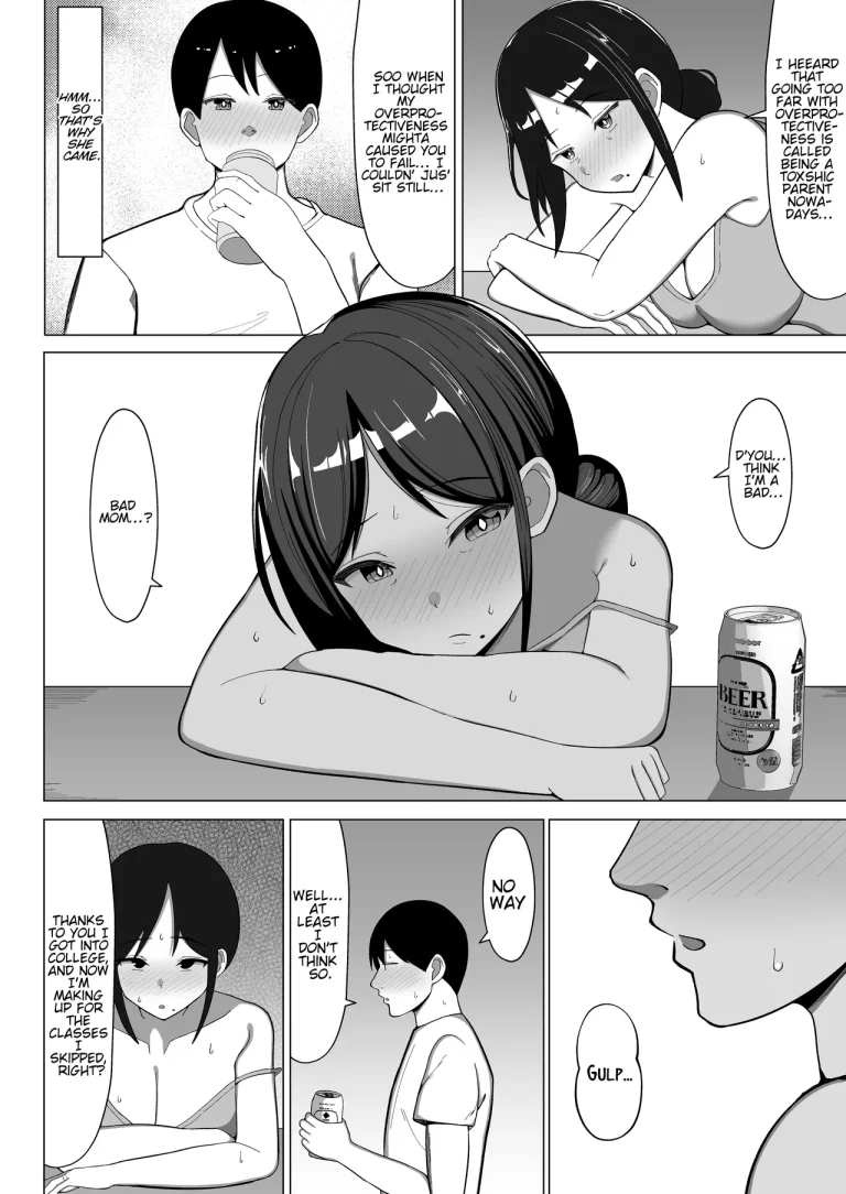 The story of how I ended up living with my mom in a four-and-a-half tatami room porn comic picture 25
