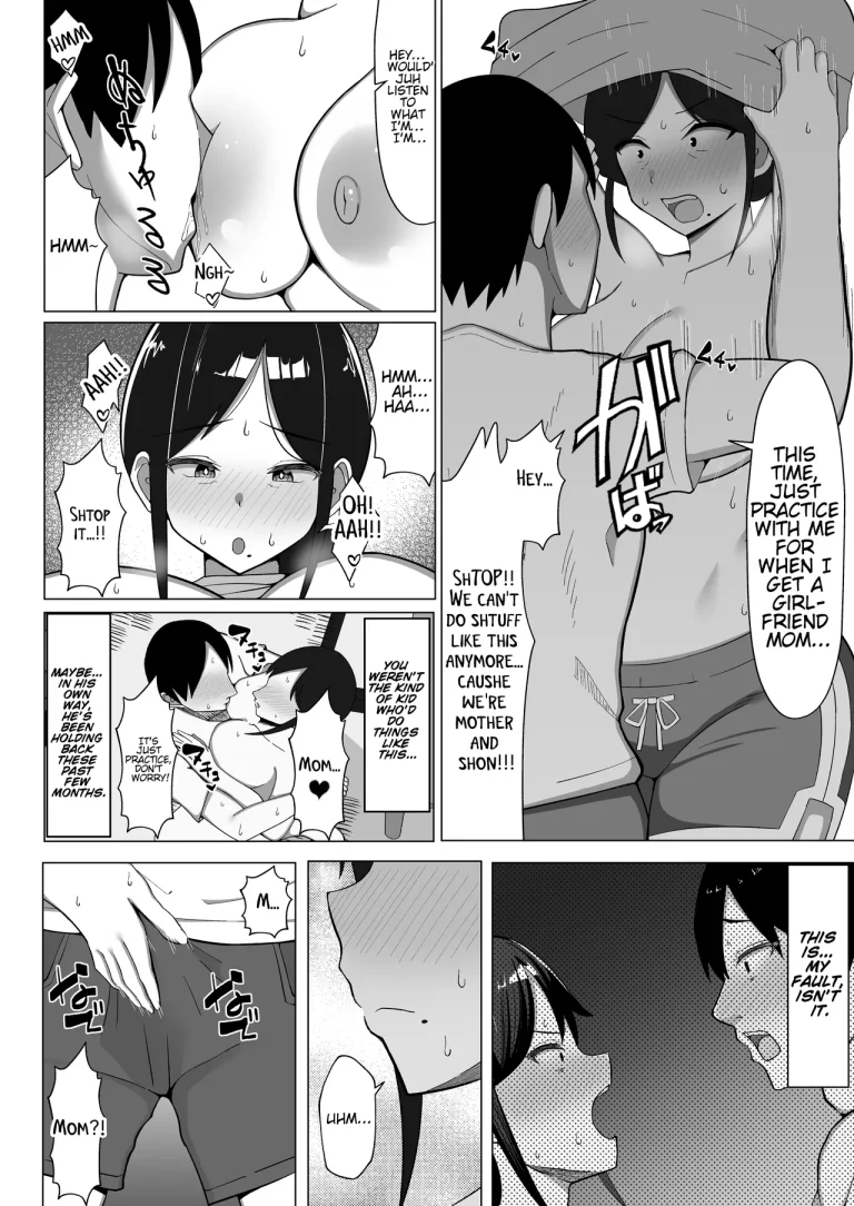 The story of how I ended up living with my mom in a four-and-a-half tatami room porn comic picture 27