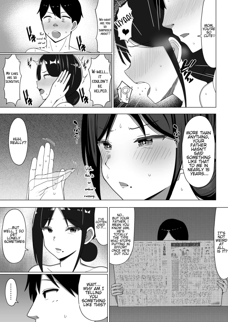 The story of how I ended up living with my mom in a four-and-a-half tatami room porn comic picture 46