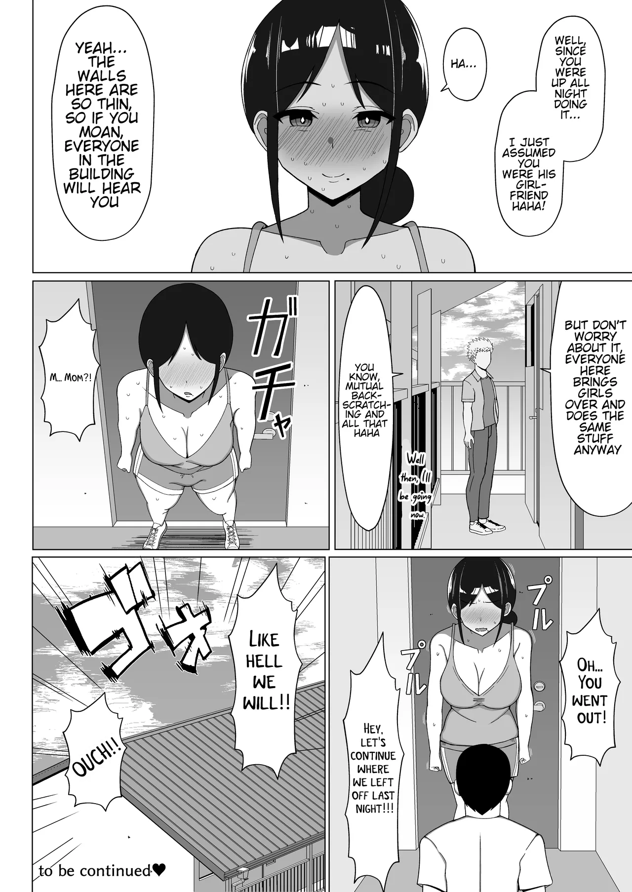 The story of how I ended up living with my mom in a four-and-a-half tatami room porn comic picture 57