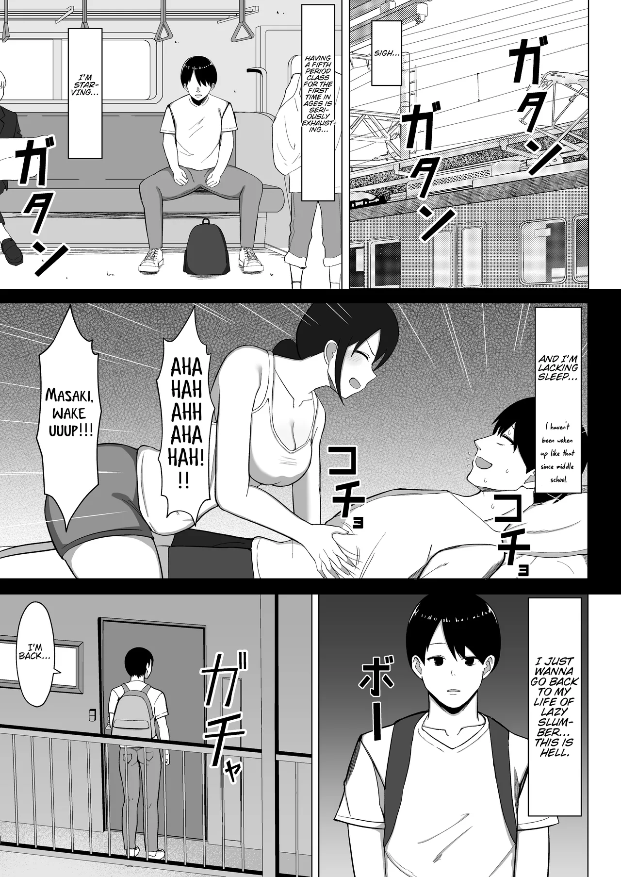 The story of how I ended up living with my mom in a four-and-a-half tatami room porn comic picture 6