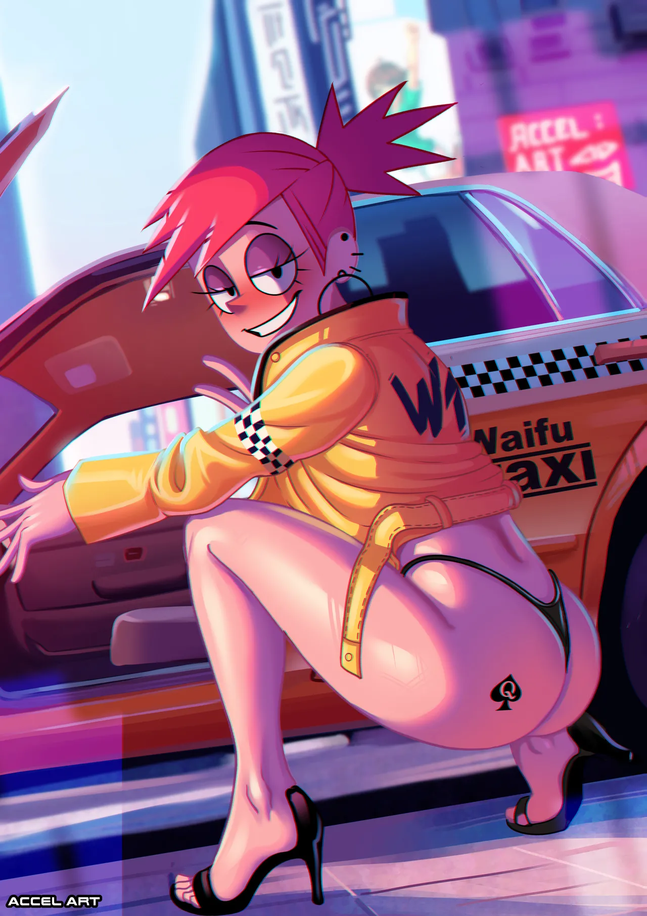 WAIFU TAXI 2 - momo yaoyorozu porn comic picture 29