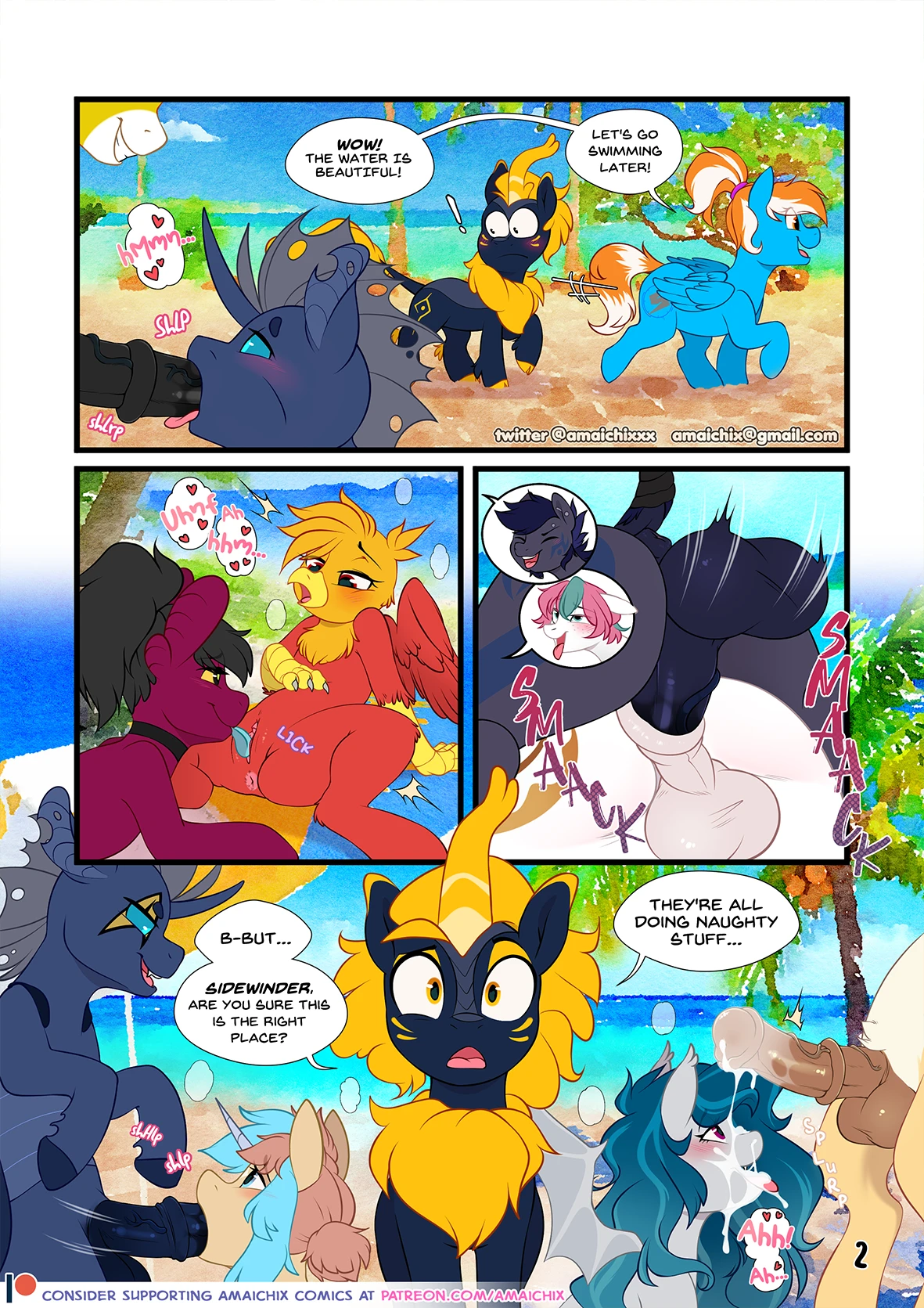 Welcome to... Paradise Beach!! porn comic picture 3