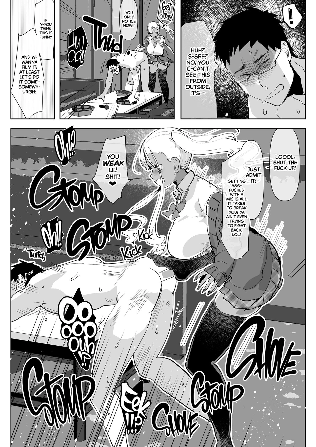 What Happens When Your Tan Gyaru Futa Girlfriend Is in a Bad Mood and Invites You To Karaoke... | Kigen no Warui Kuro Gal Futanari Kanojo ni Karaoke ni Yobidasareta Kekka... porn comic picture 12