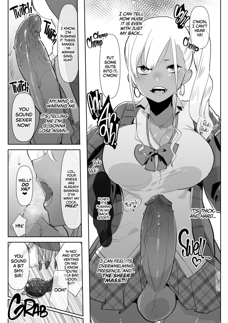 What Happens When Your Tan Gyaru Futa Girlfriend Is in a Bad Mood and Invites You To Karaoke... | Kigen no Warui Kuro Gal Futanari Kanojo ni Karaoke ni Yobidasareta Kekka... porn comic picture 9