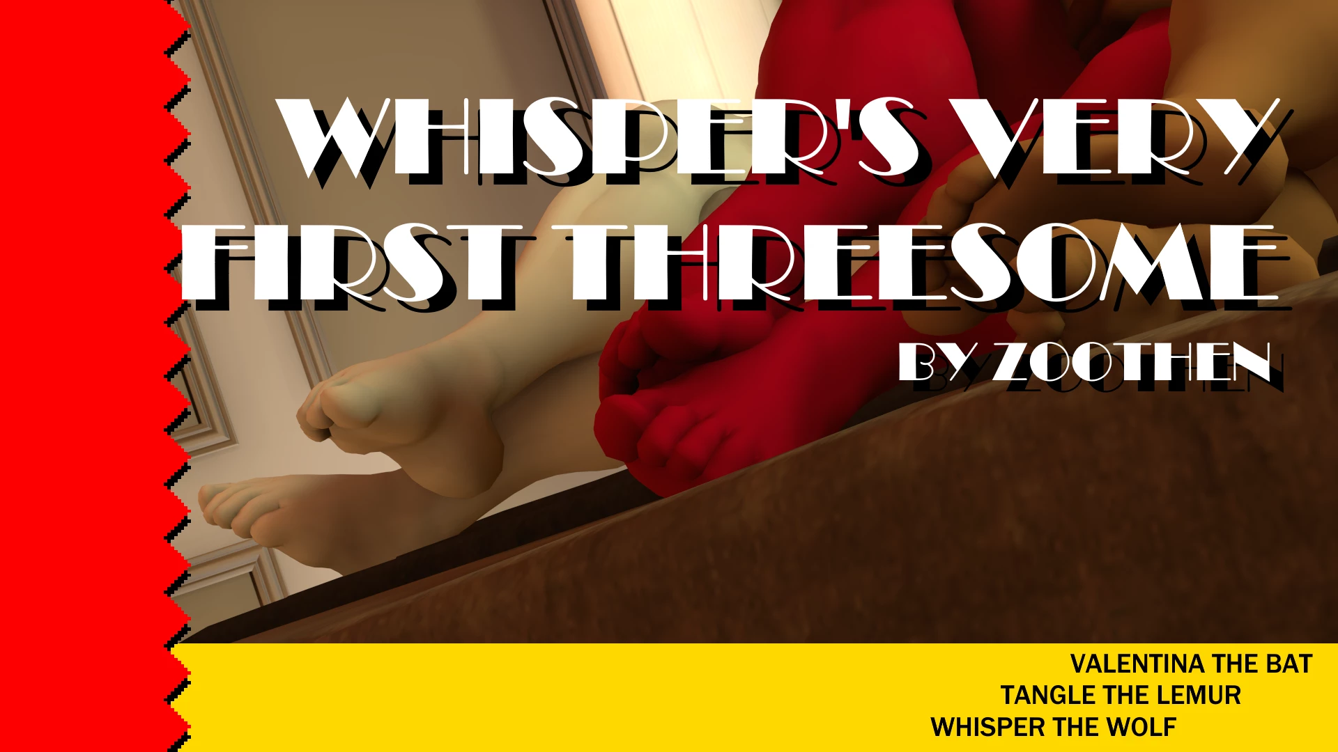 Whisper's First Threesome porn comic picture 1