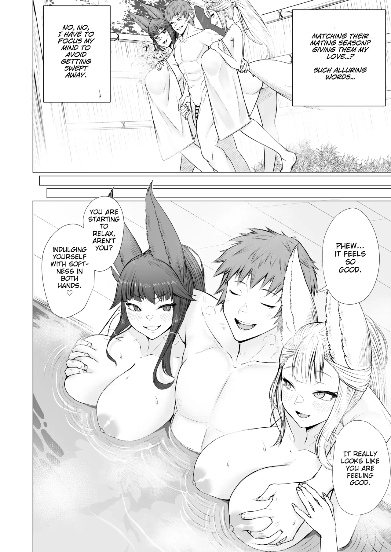 Yuel to Societte no Hatsujouki Jijou porn comic picture 3