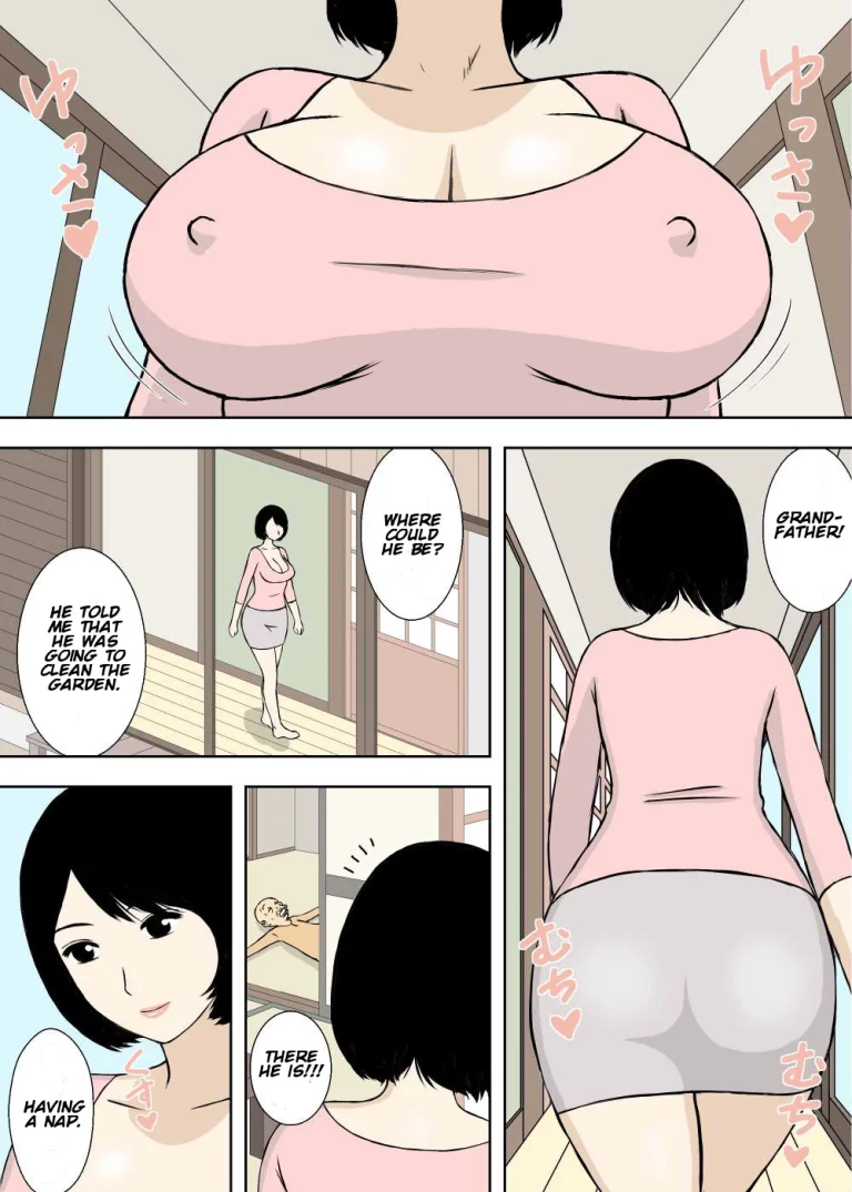 Zokuzokuzoku Ojii-chan to Gifu to Giri no Musuko to, Kyonyuu Yome porn comic picture 3