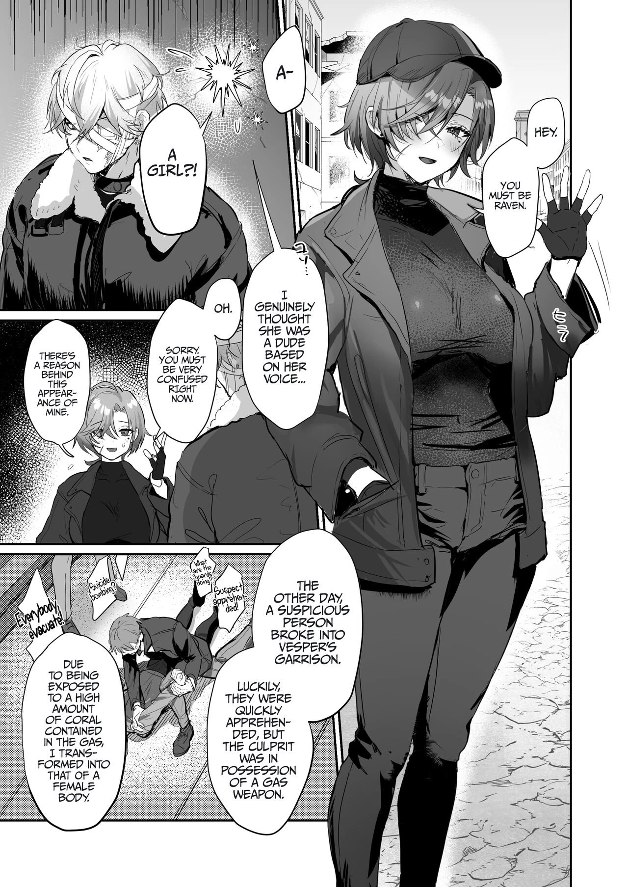 A Book About XXX With My Buddy Who Has Become A Woman Because Of The Effect Of Coral porn comic picture 4