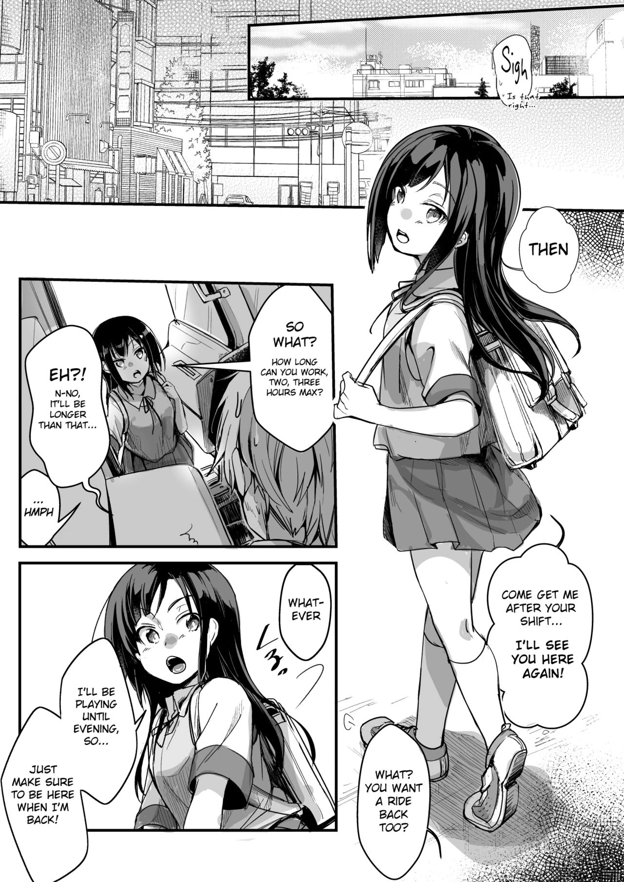 A book to enjoy delicious food for your daughter at work porn comic picture 11