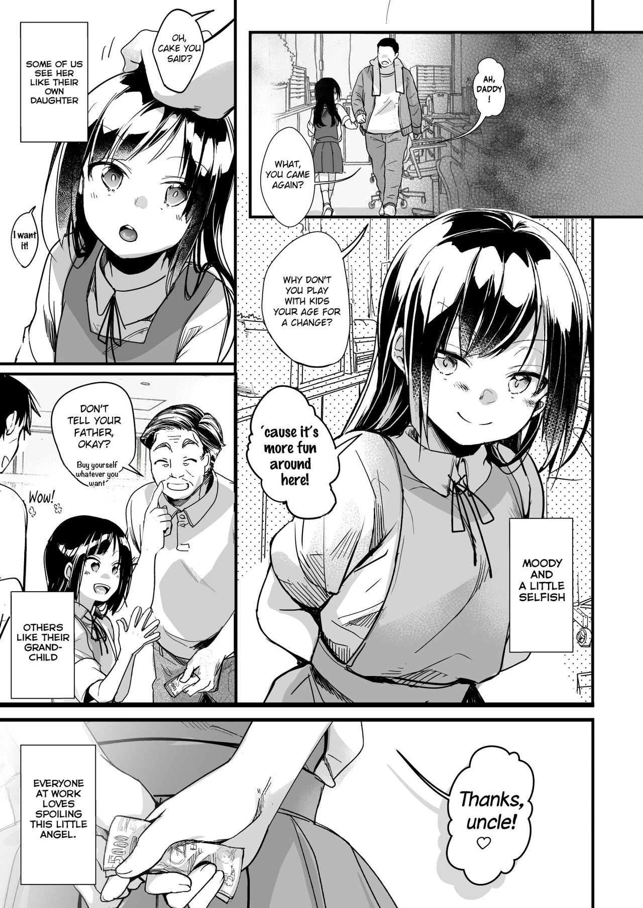 A book to enjoy delicious food for your daughter at work porn comic picture 6