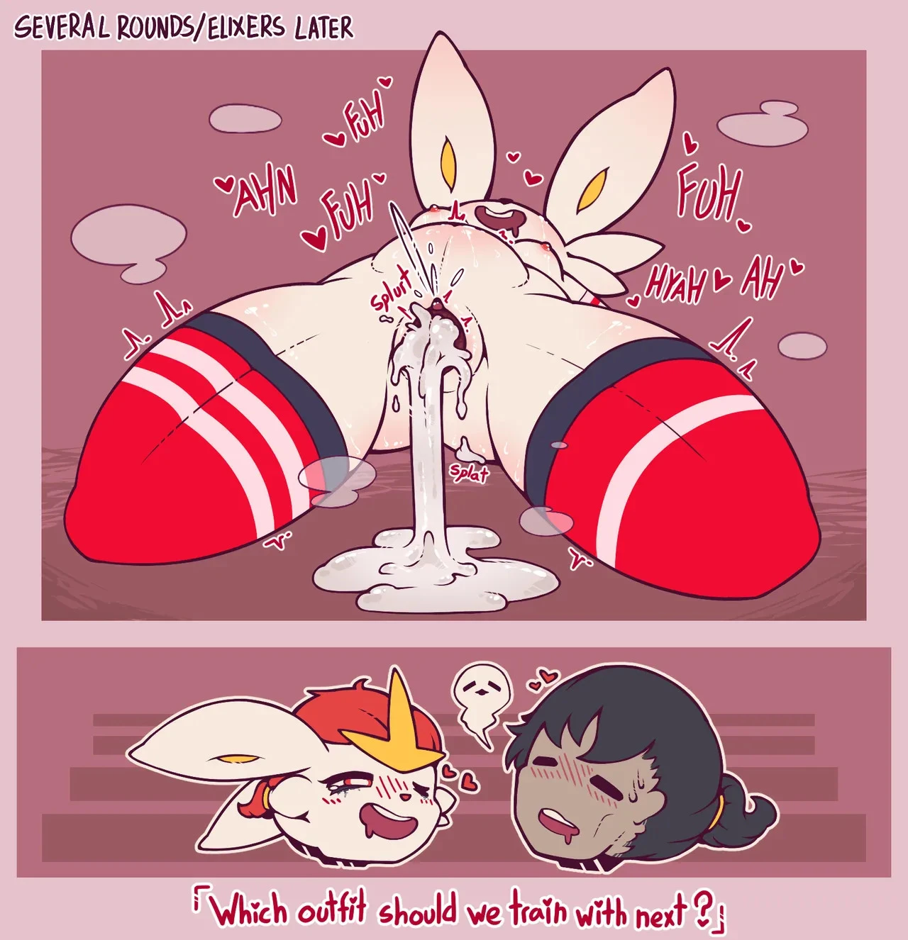 A Cinderace Special Training porn comic picture 8