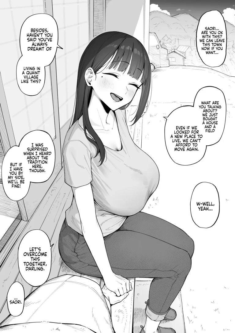 A Couple who moved to a Village with a tradition of Sneaking into a Woman's Bed porn comic picture 1