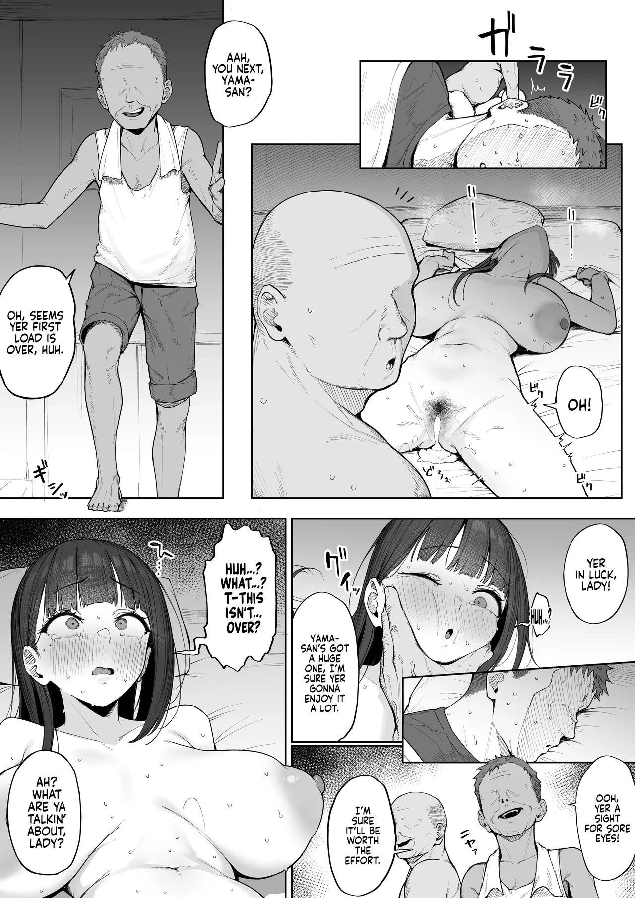 A Couple who moved to a Village with a tradition of Sneaking into a Woman's Bed porn comic picture 6