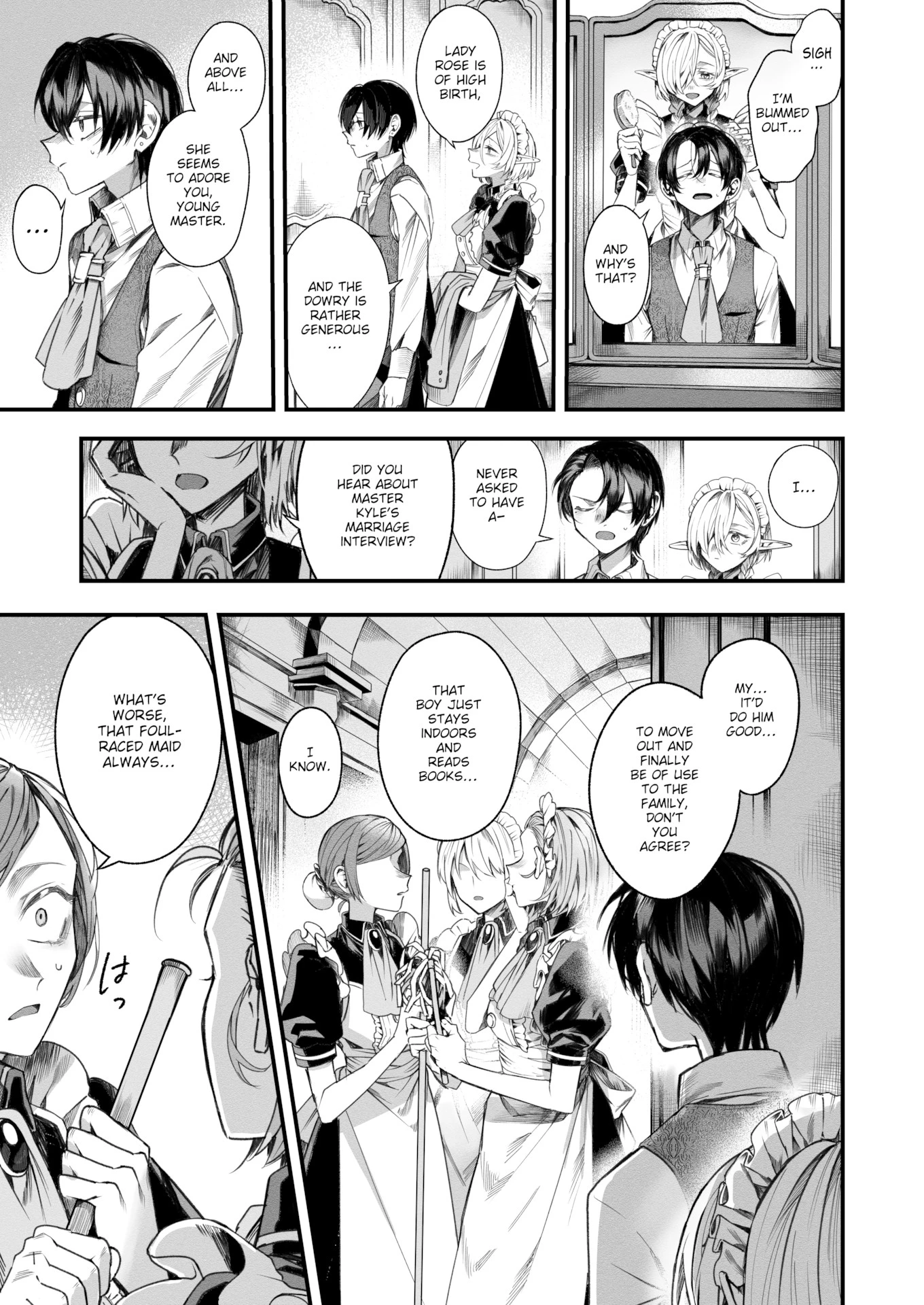 A Former Prostitute Maid Falls in Love With the Second Son of a Lord porn comic picture 3