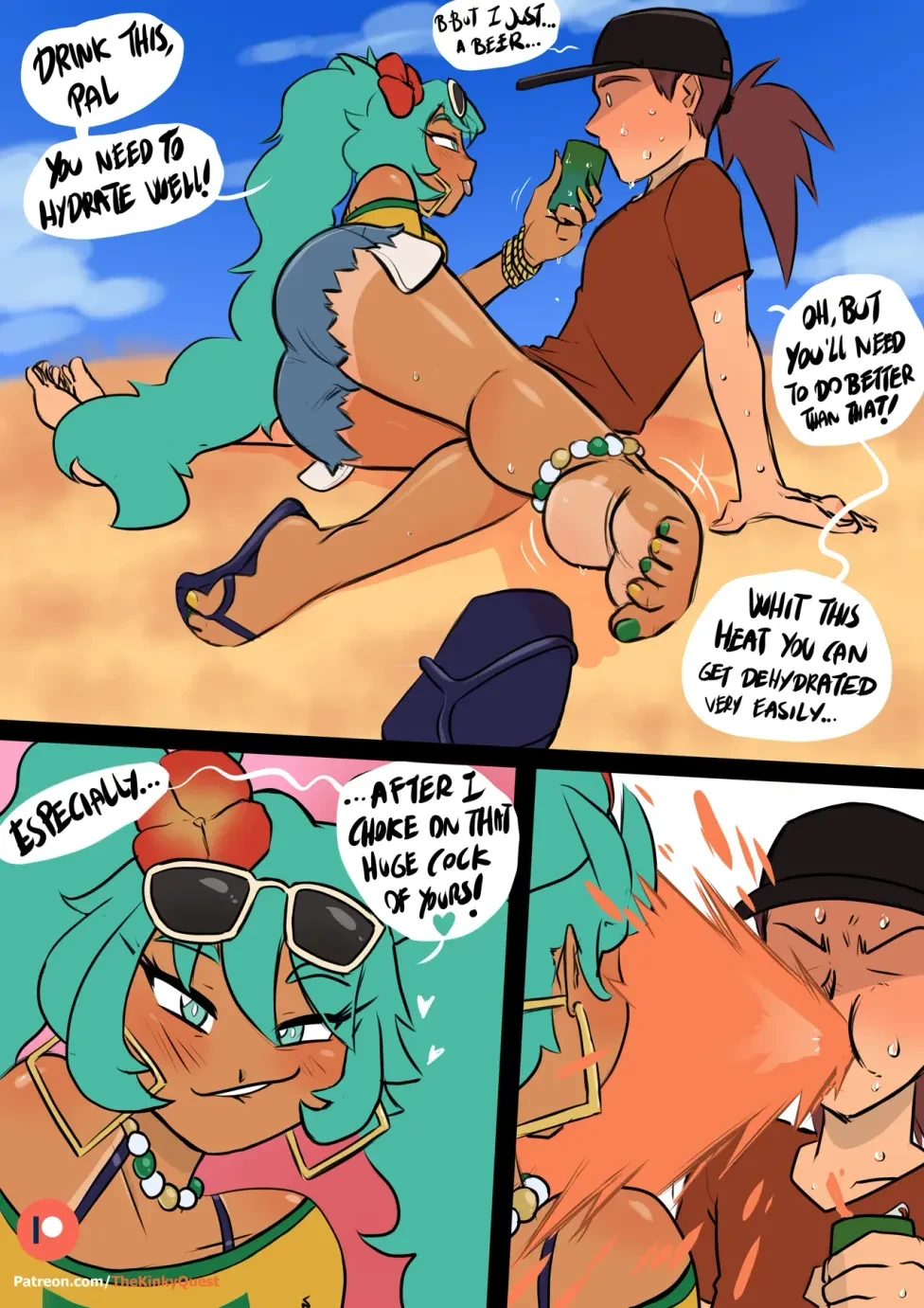 A Hot Vacation porn comic picture 2