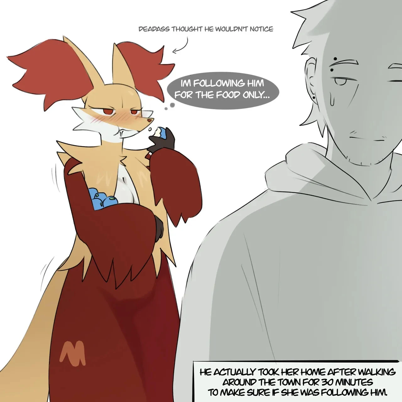 A hungry Fox 🦊 porn comic picture 3