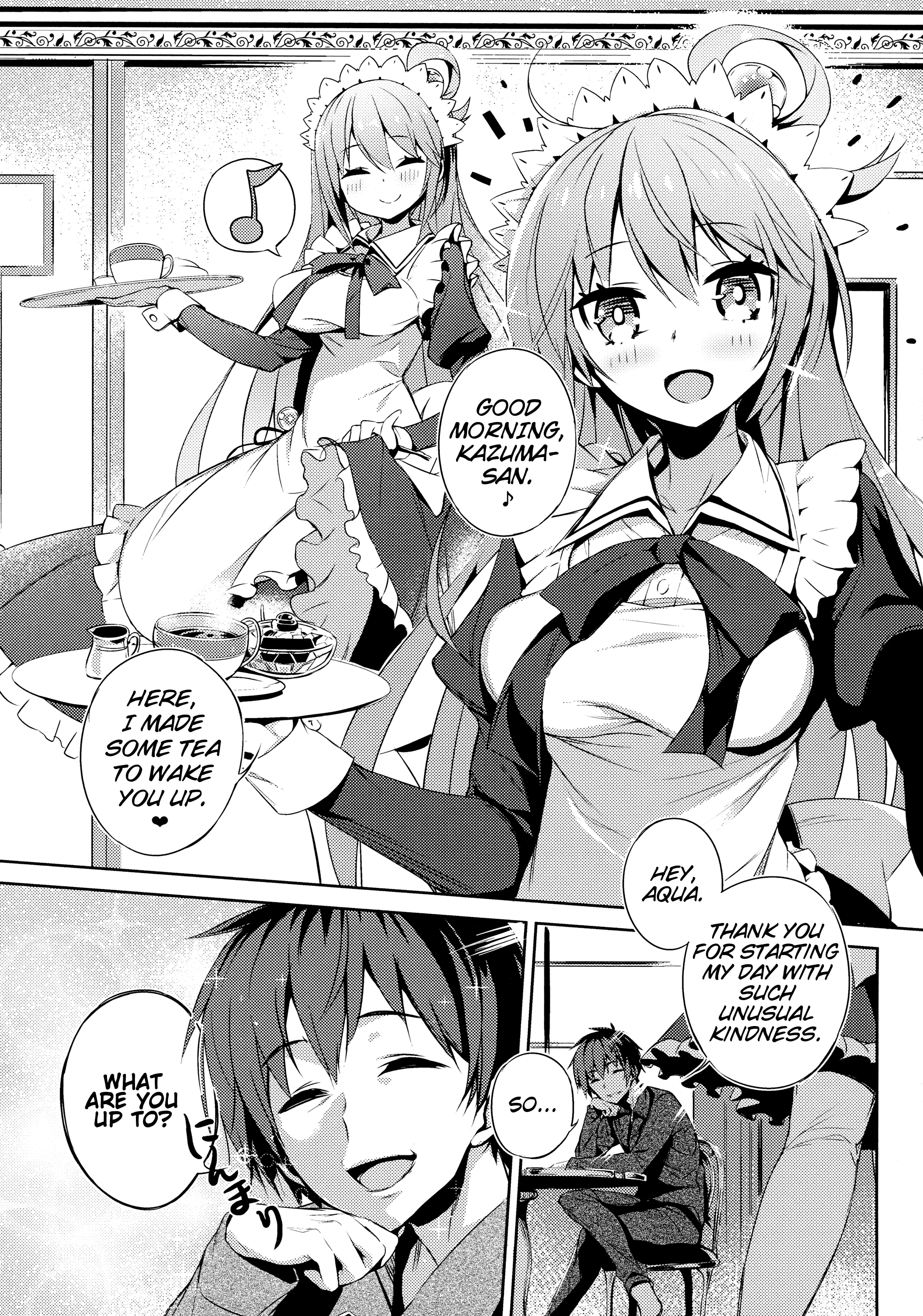 A Private Discussion with this Useless Maid! porn comic picture 2