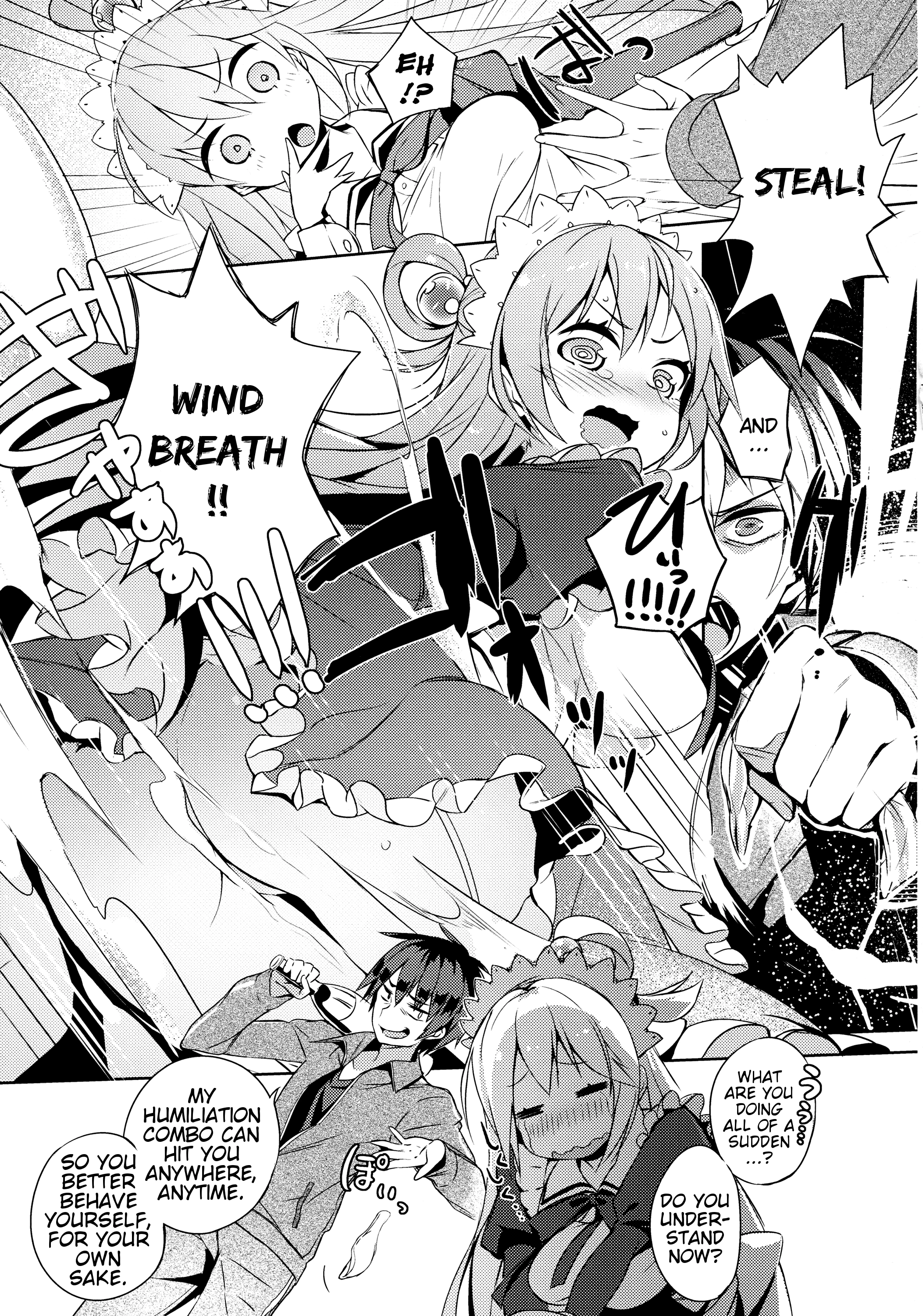 A Private Discussion with this Useless Maid! porn comic picture 4