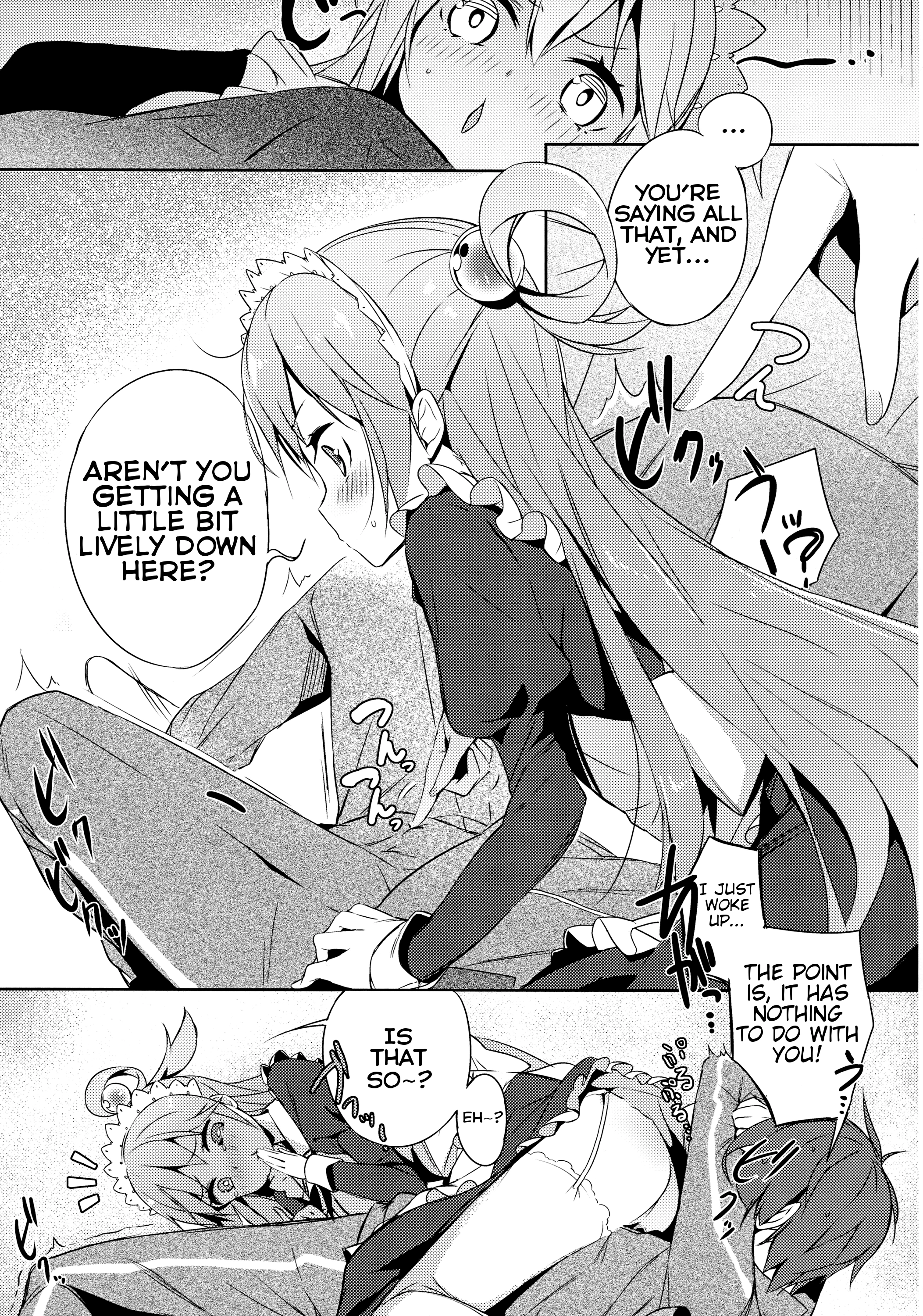 A Private Discussion with this Useless Maid! porn comic picture 8