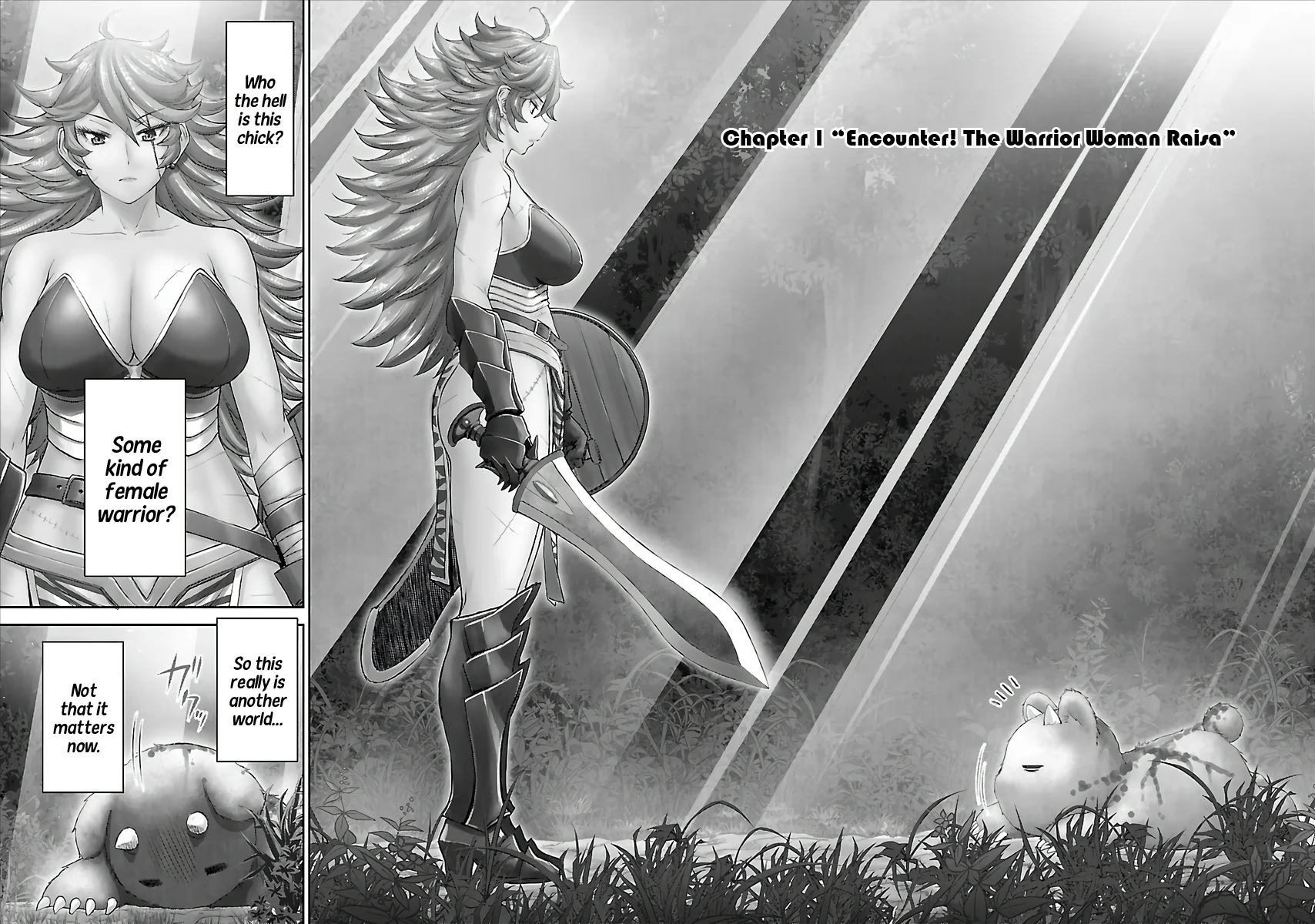 A Sniper from Another World is Turned into The Female Warrior's Fluffy Pet Chapter 1 porn comic picture 3